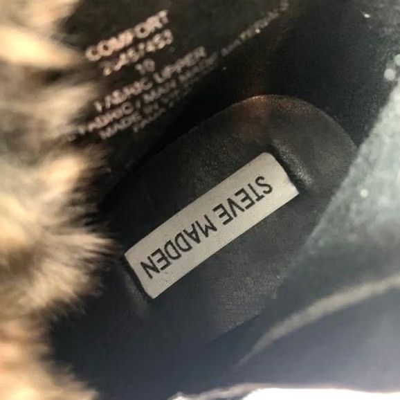 Steve Madden VINTAGE? NWOB Steve Madden Comfort Faux Leather Winter Boots Womens 10 Black Faux Leather Snow Boot Women 10 Black Steve Madden Winter Boots Womens 10 Size US 10 / IT 40 - 7 Thumbnail