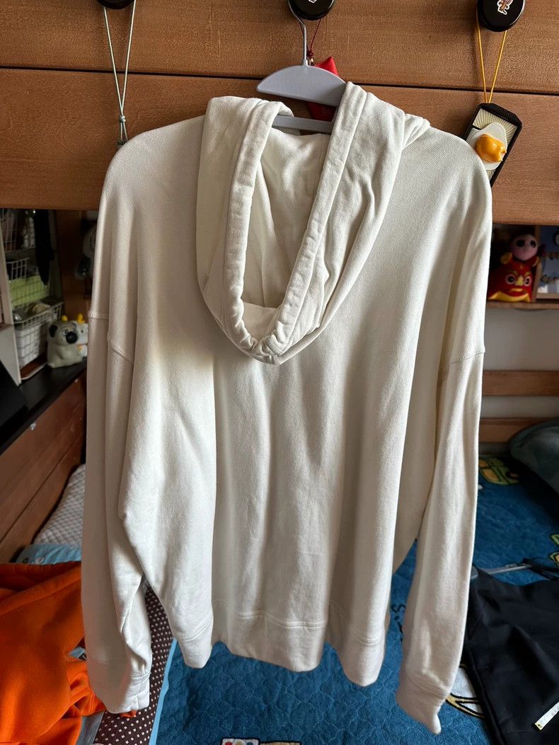 Jil Sander Jil Sander White small logo hooded shoulder sweatshirt Size S / US 4 / IT 40 - 2 Thumbnail
