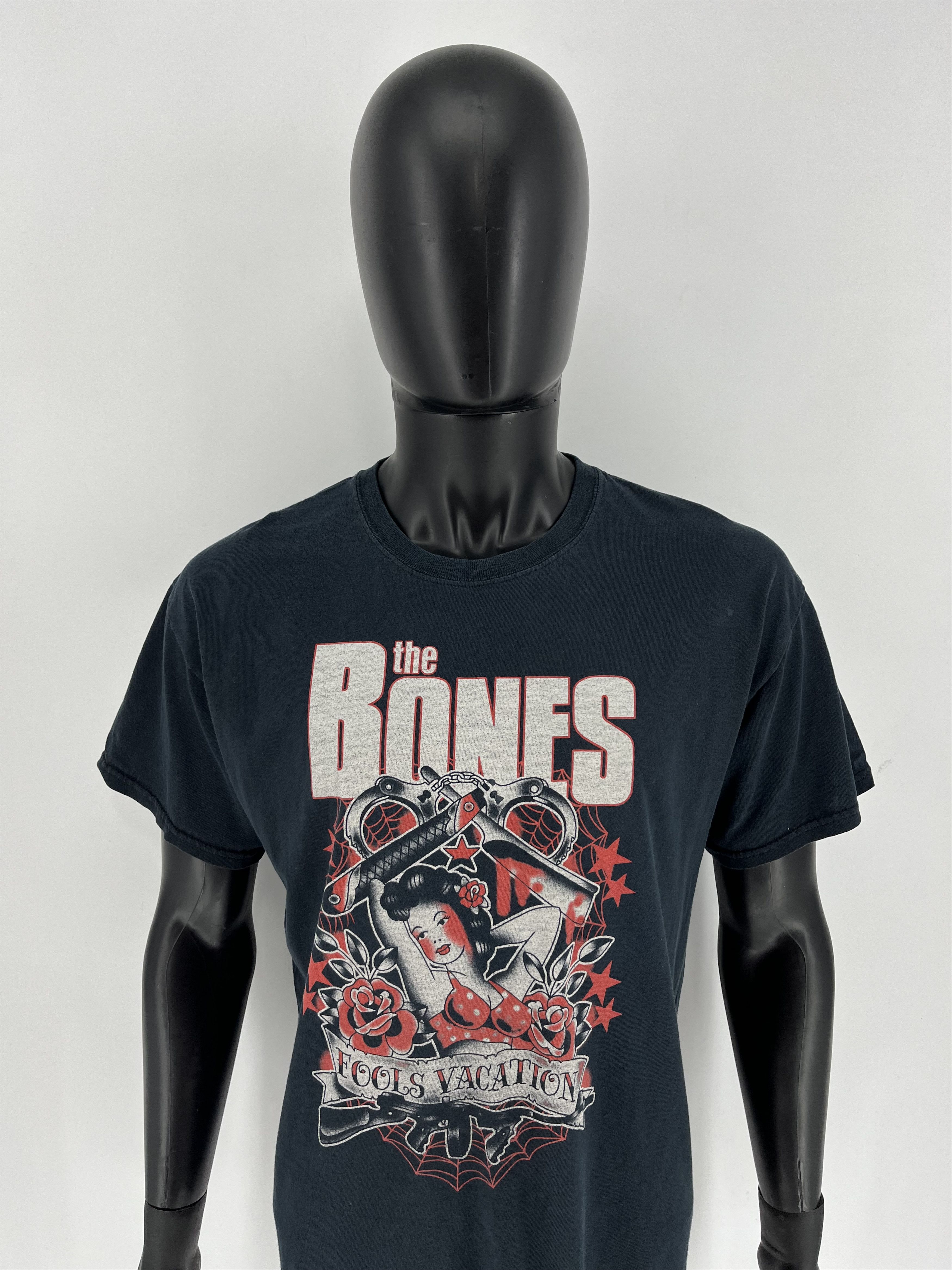 Band Tees The Bones Rock T-Shirt Vintage Anvil Size M Black Size US L / EU 52-54 / 3 - 5 Thumbnail