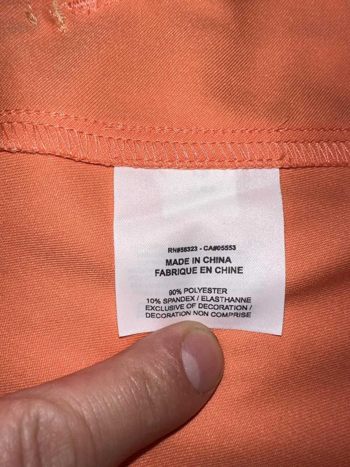 Jordan Brand Jordan Womens 23 Engineered Orange Skirt Dress Sample Size 28" / US 6 / IT 42 - 9 Thumbnail