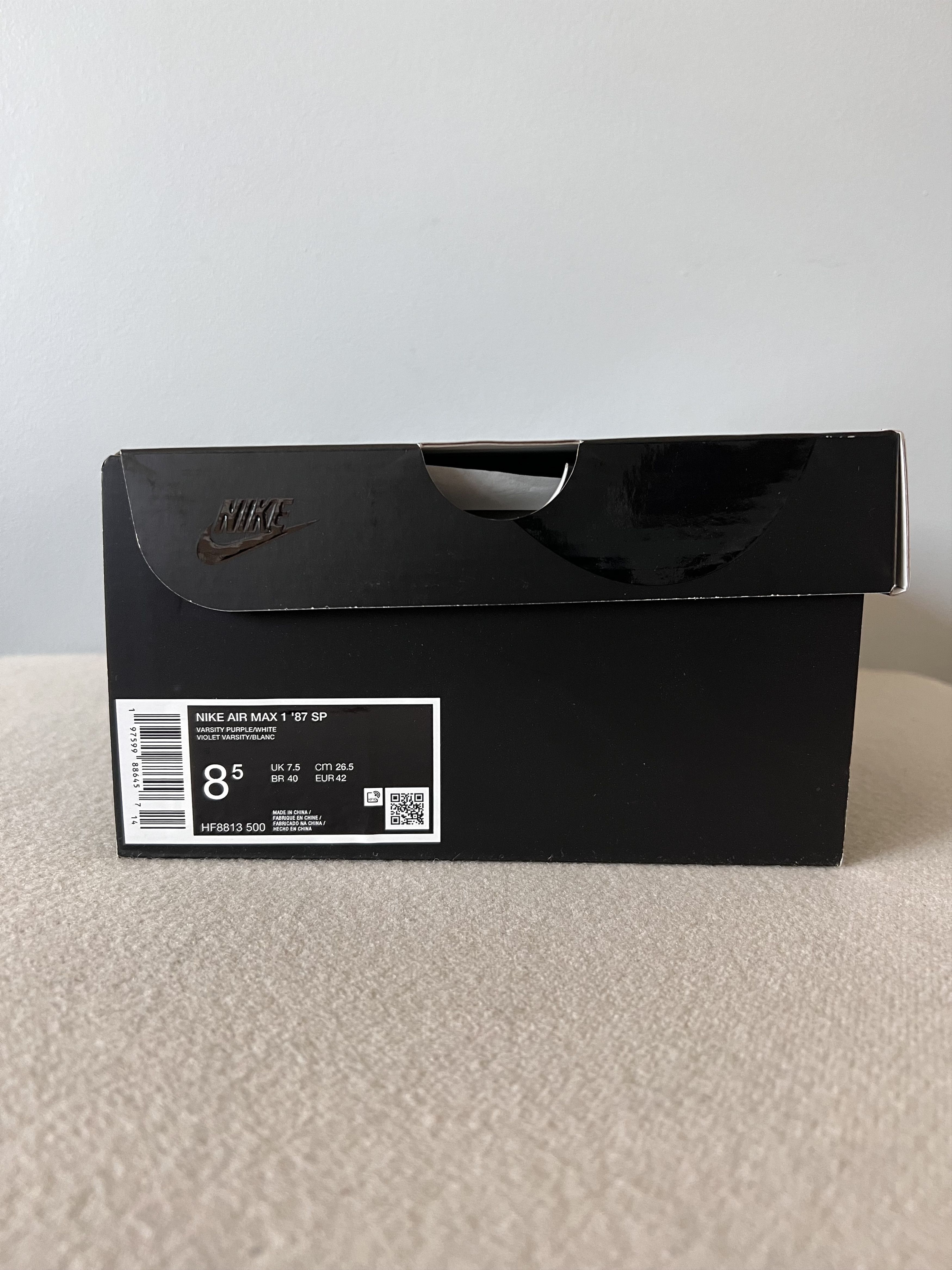 Nike × Supreme Supreme Nike Air Max 1 '87 SP in Purple Size US 8.5 / EU 41-42 - 7 Thumbnail