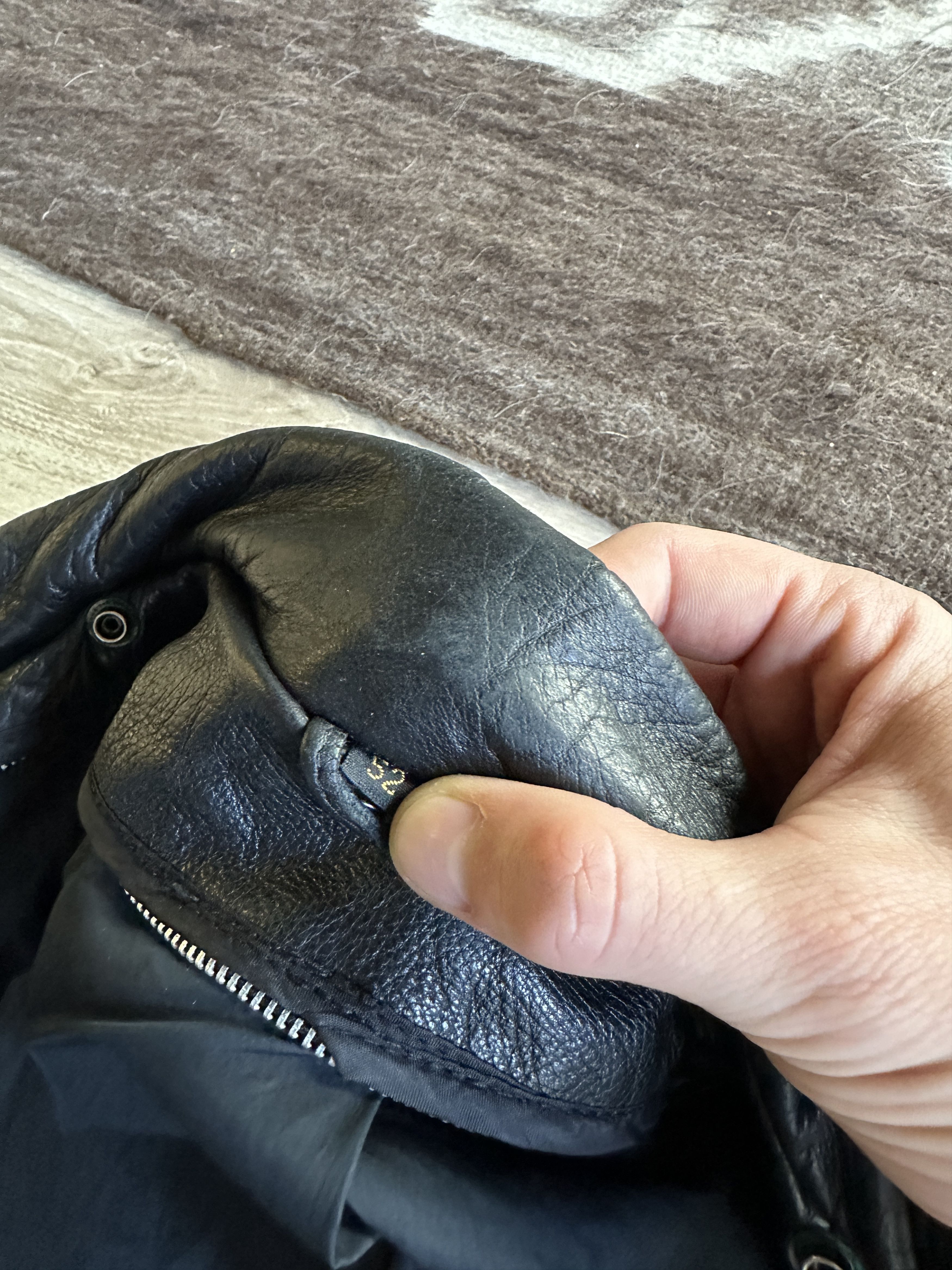 Vintage Vintage Leather Aviator Bomber Jacket 7863AC Size US L / EU 52-54 / 3 - 6 Thumbnail