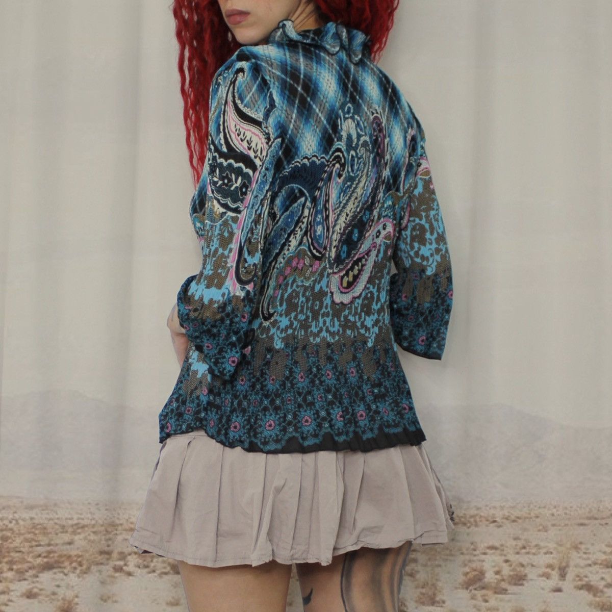 Other 🎭TARTAN TEAL TOP🎭 Size M / US 6-8 / IT 42-44 - 3 Thumbnail