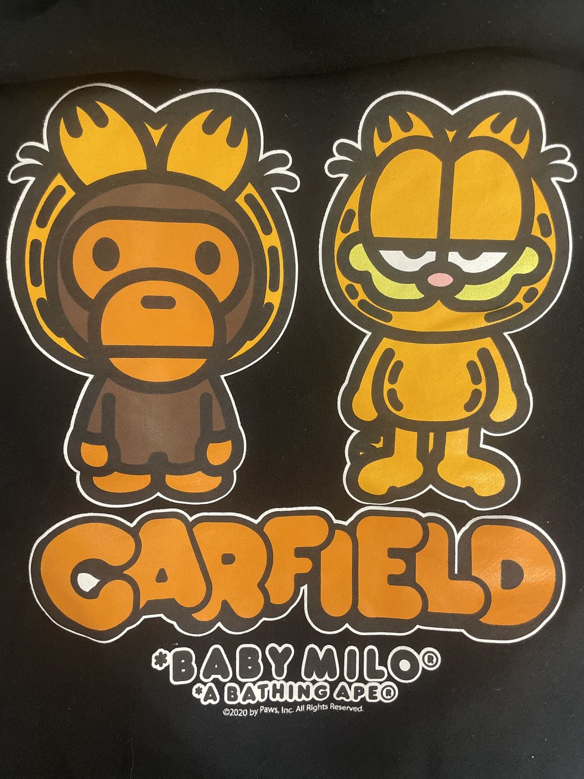 Bape Bape x Garfield Pullover Hoodie Size US L / EU 52-54 / 3 - 20 Thumbnail