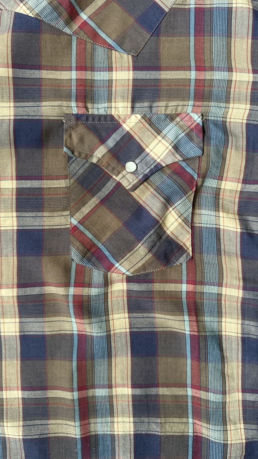 Vintage VINTAGE ELY CATTLEMAN PEARL SNAP WESTERN SHIRT Size US XL / EU 56 / 4 - 2 Thumbnail