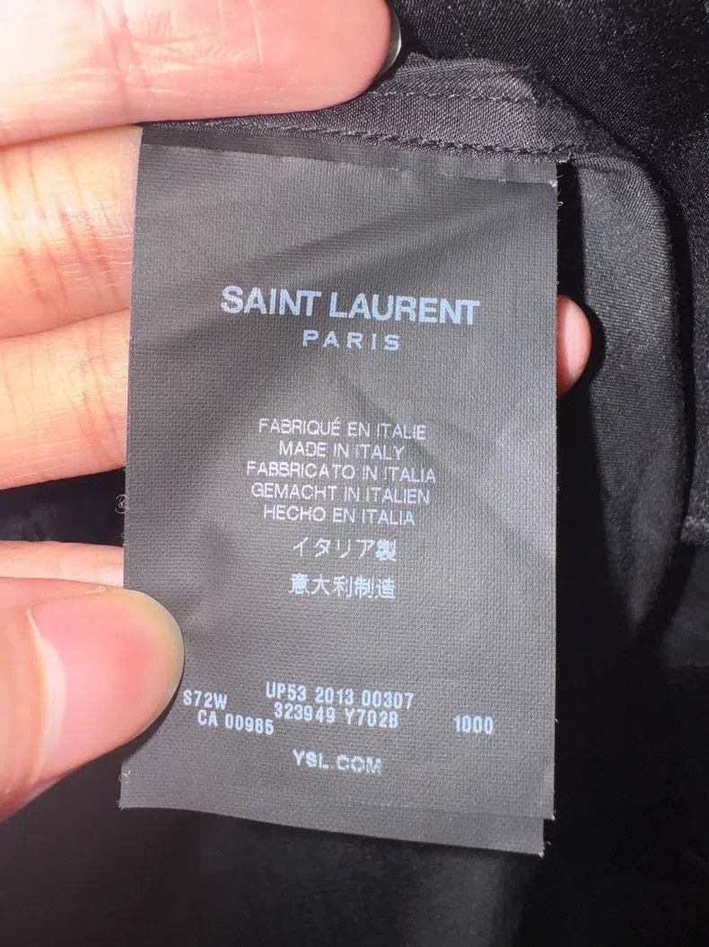Saint Laurent Paris Saint Laurent Paris Mulberry Silk Black Samurai Accordion Size XS / US 0-2 / IT 36-38 - 6 Thumbnail