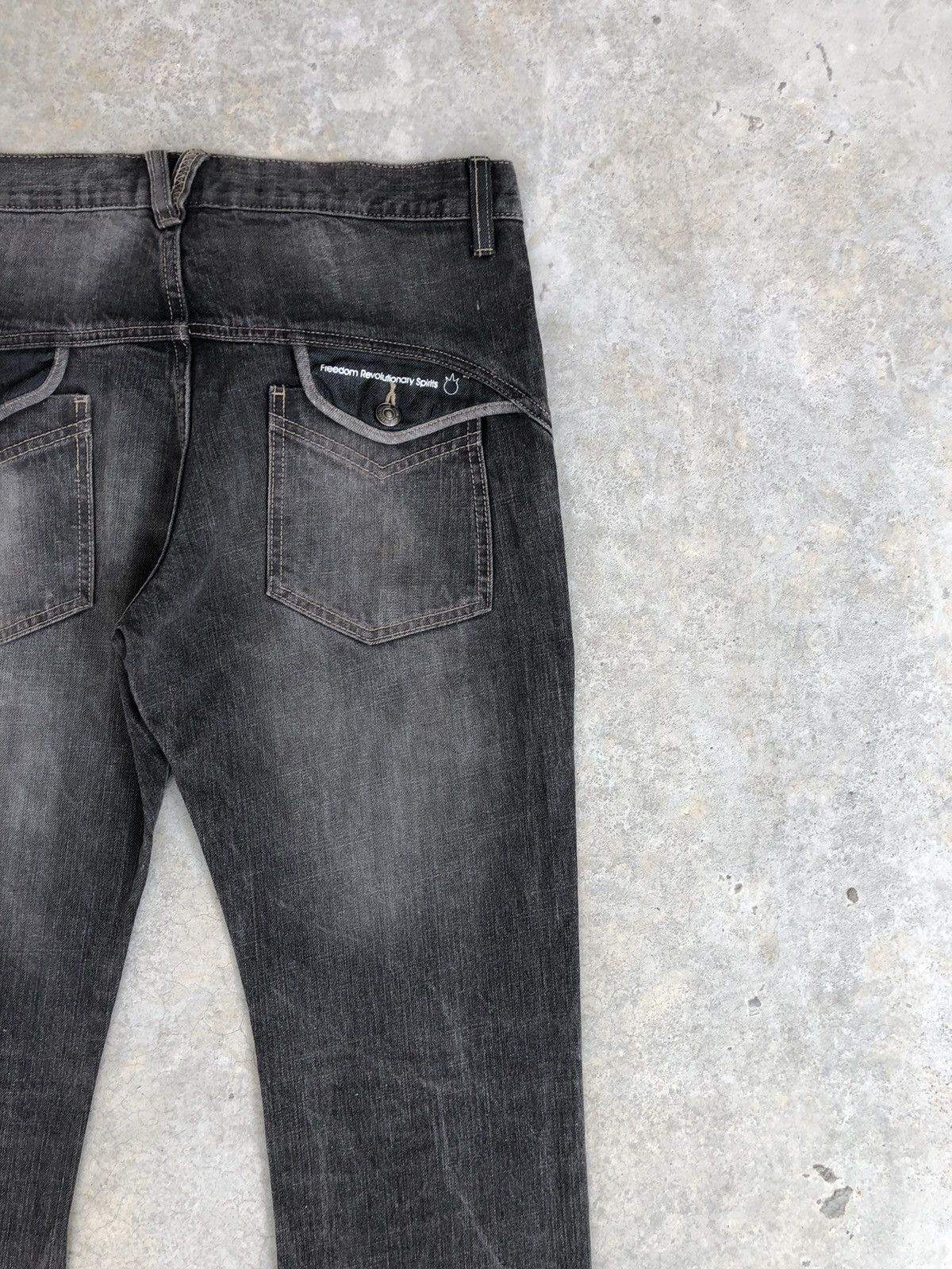 PPFM Japanese PPFM Distressed Jeans Slim Cut Size US 33 - 10 Thumbnail