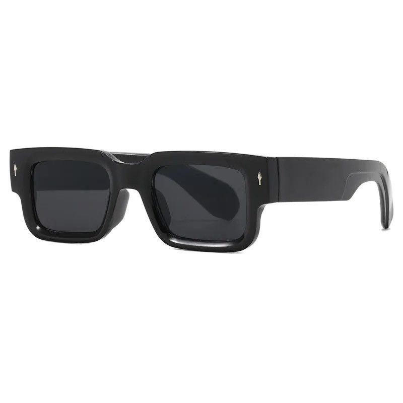 Jewelry × Vintage Demon Casual Sunglasses Hip Hop Black 2000s Dark Size ONE SIZE - 2 Thumbnail