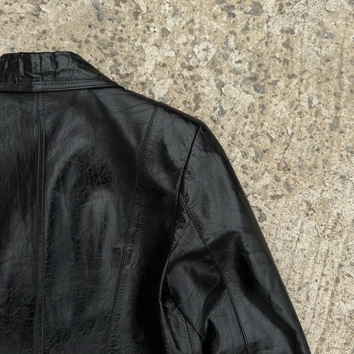 Japanese Brand Vintage Japanese Style Macrevis Leather Jacket Y2K 00s USA Size L / US 10 / IT 46 - 15 Thumbnail