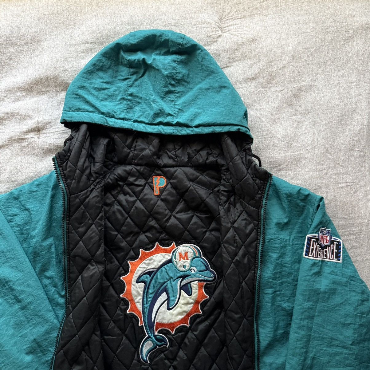 NFL × Pro Player Vintage Miami Dolphins Jacket Size US XL / EU 56 / 4 - 5 Thumbnail