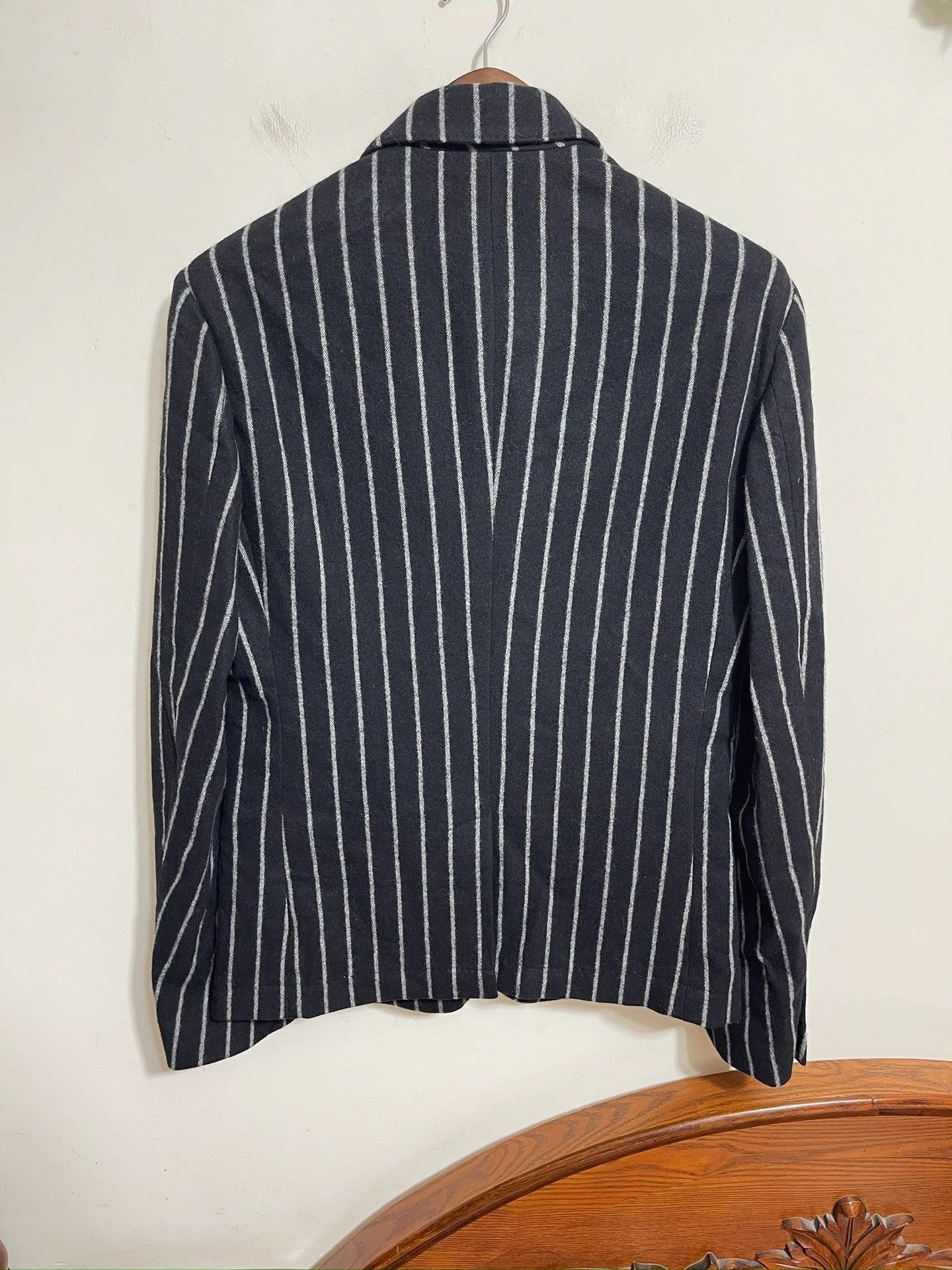 Dolce & Gabbana Dolce & Gabbana New with Tags Striped Wool Blazer 50 IT Size US M / EU 48-50 / 2 - 2 Thumbnail