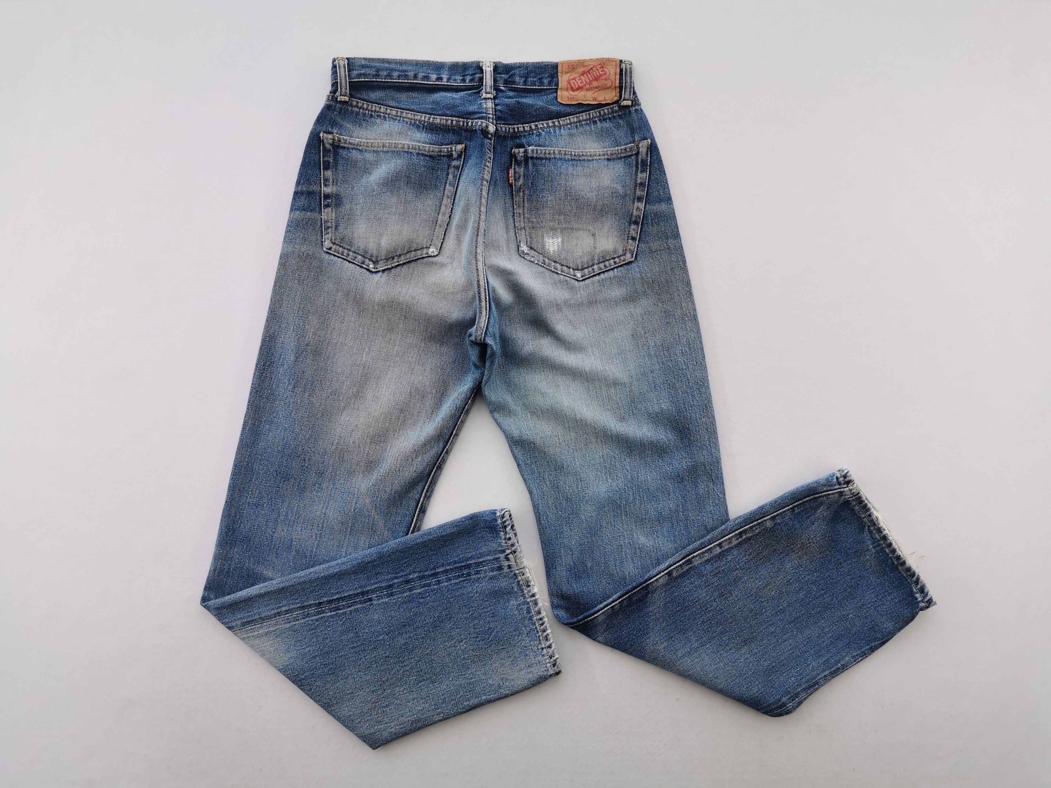 Denime Distressed Vintage Denime Made In Japan Selvedge Denim Size US 30 / EU 46 - 5 Thumbnail