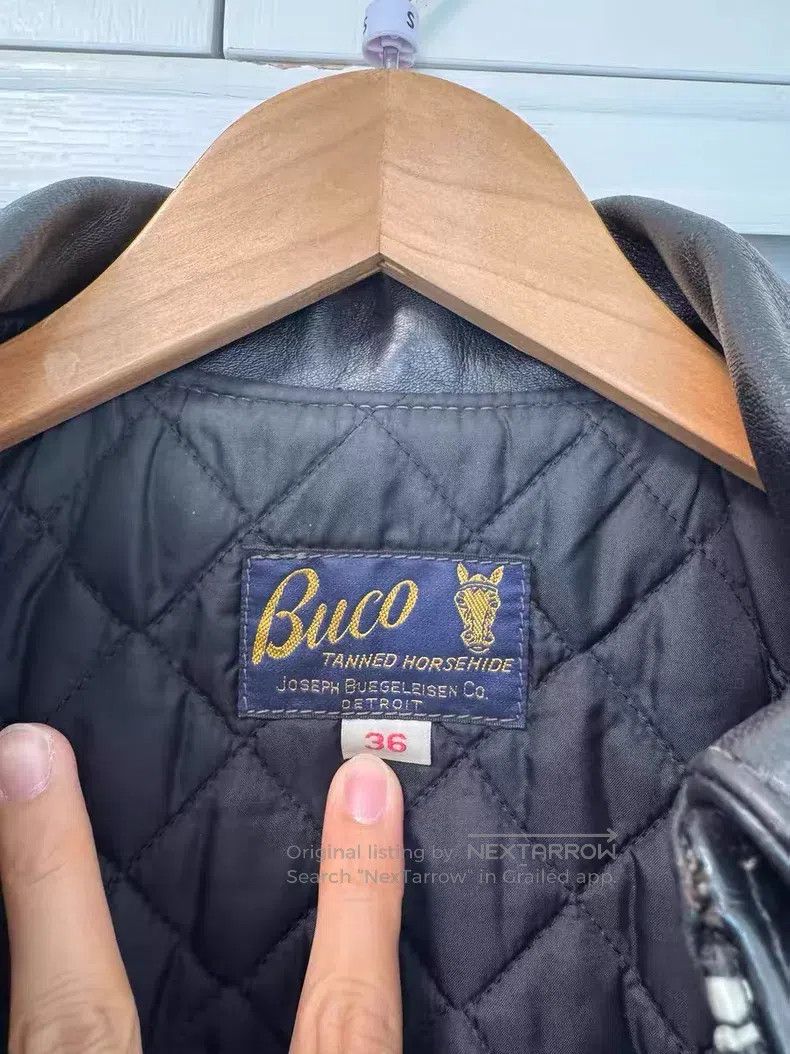 Buco Buco Classic leather jacket Size US S / EU 44-46 / 1 - 7 Thumbnail