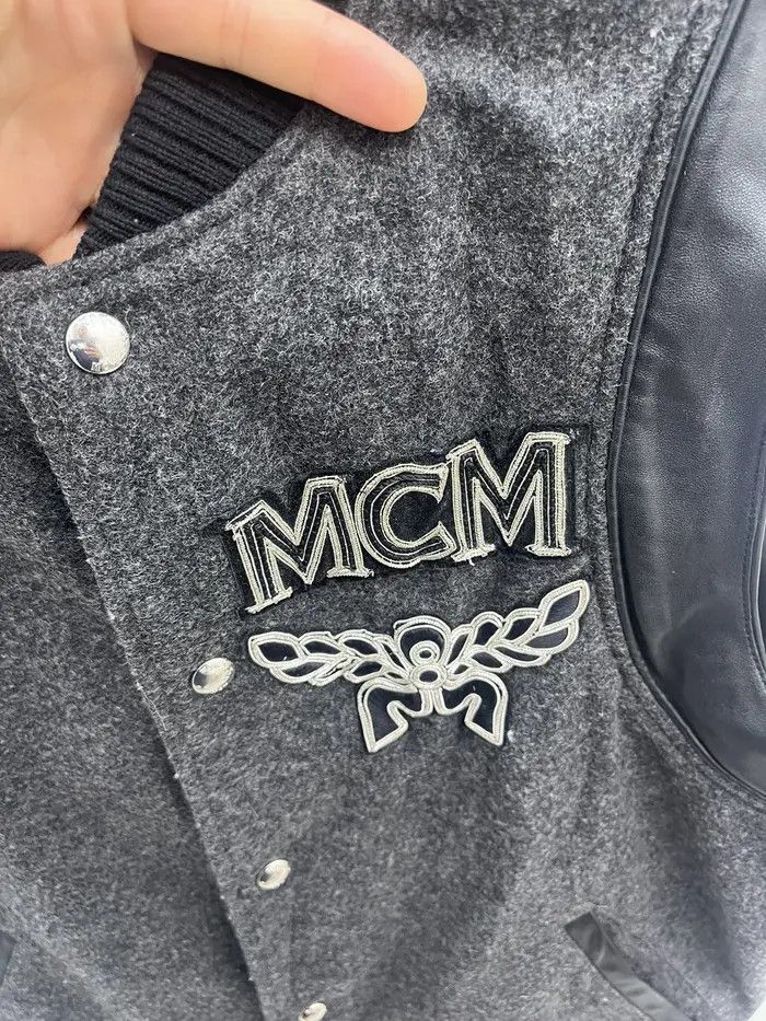 MCM MCM Sleeveless Varsity Vest Leather Jacket Size US M / EU 48-50 / 2 - 3 Thumbnail