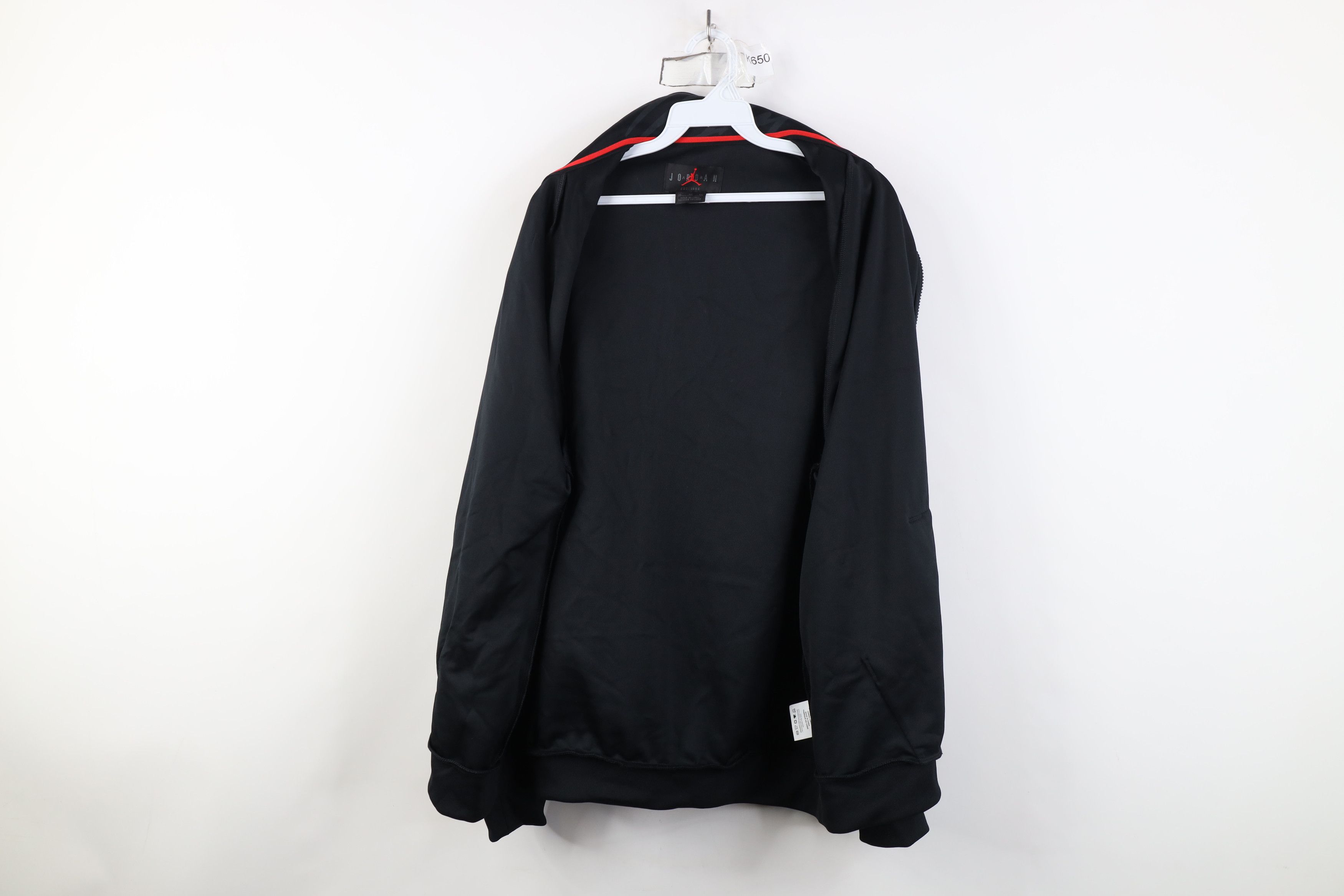 Nike Nike Air Jordan Tricot Flight Jumpman Full Zip Track Jacket Size US XL / EU 56 / 4 - 11 Thumbnail