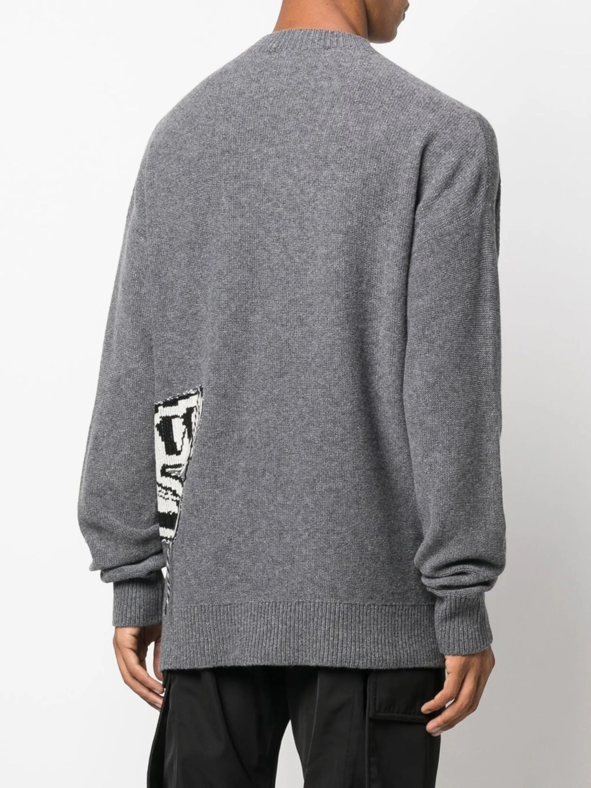 Off-White o1y0325 Logo Crewneck Sweater in Grey Size US XS / EU 42 / 0 - 4 Thumbnail