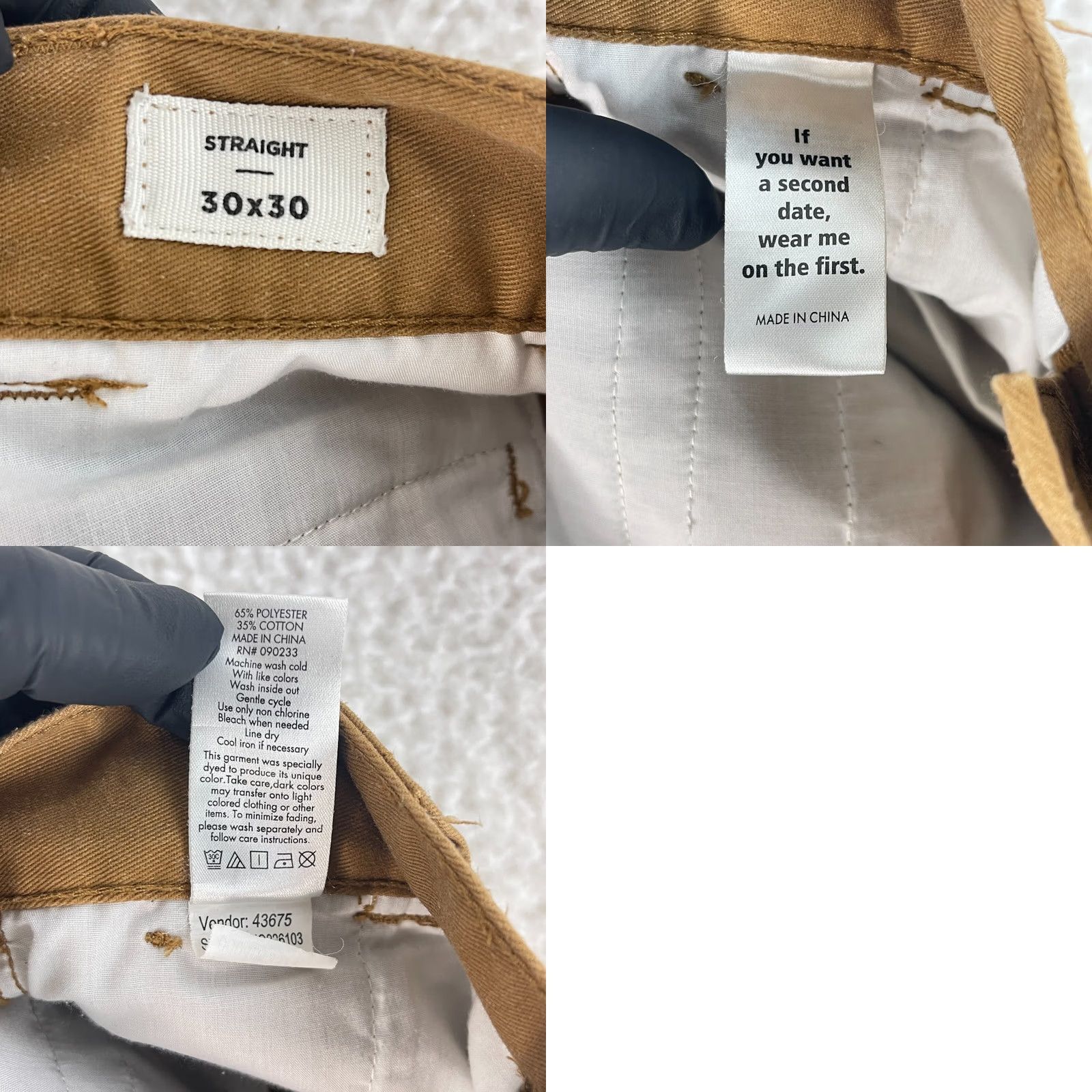 Pacsun PacSun Pants Mens Size 30x30 Brown Straight Leg Carpenter Pocket Casual Outdoor Size US 30 / EU 46 - 10 Thumbnail