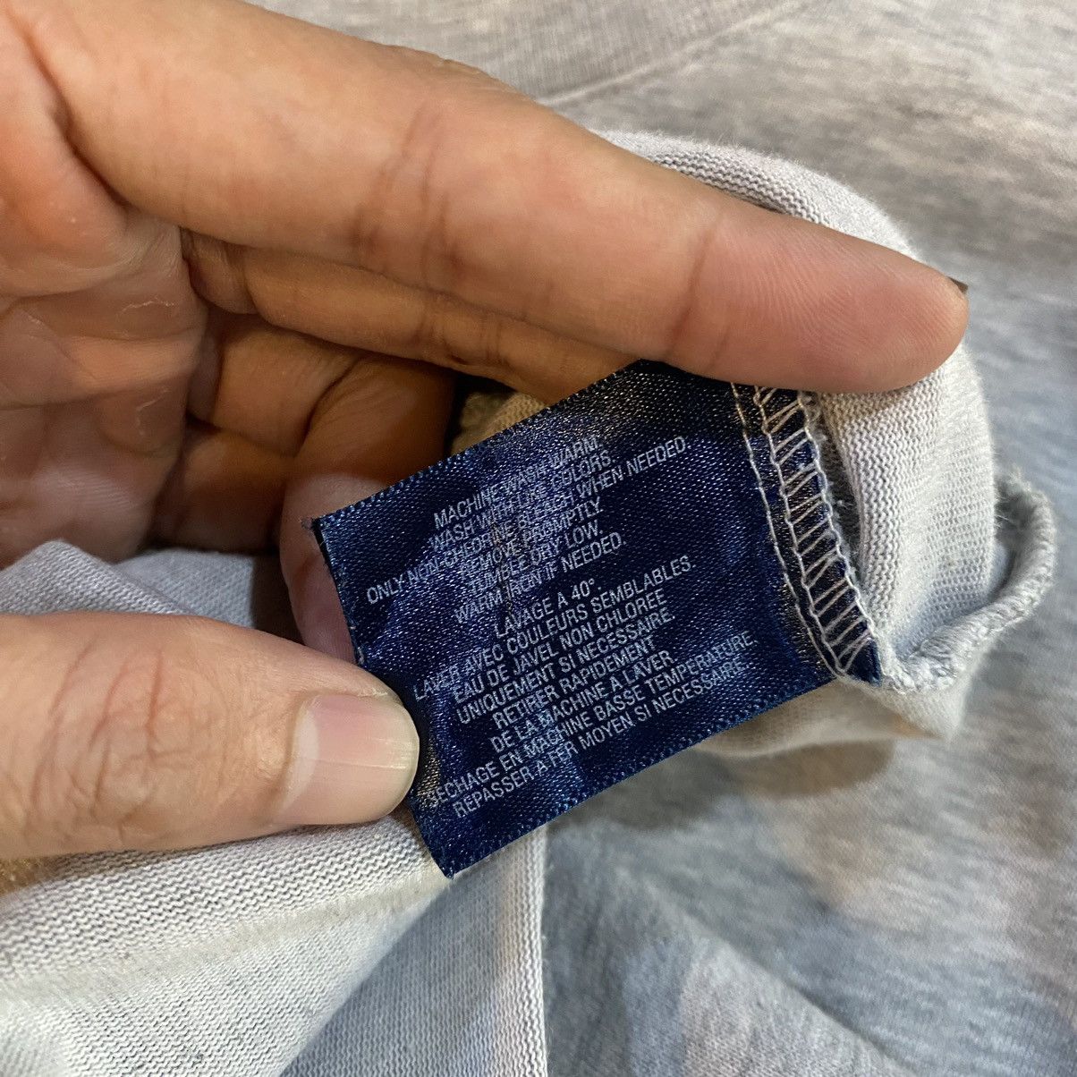Polo Ralph Lauren × Vintage Polo Bear Polo Ralph Lauren Bear Grey Tee Shirt Sz Large Size US L / EU 52-54 / 3 - 10 Thumbnail