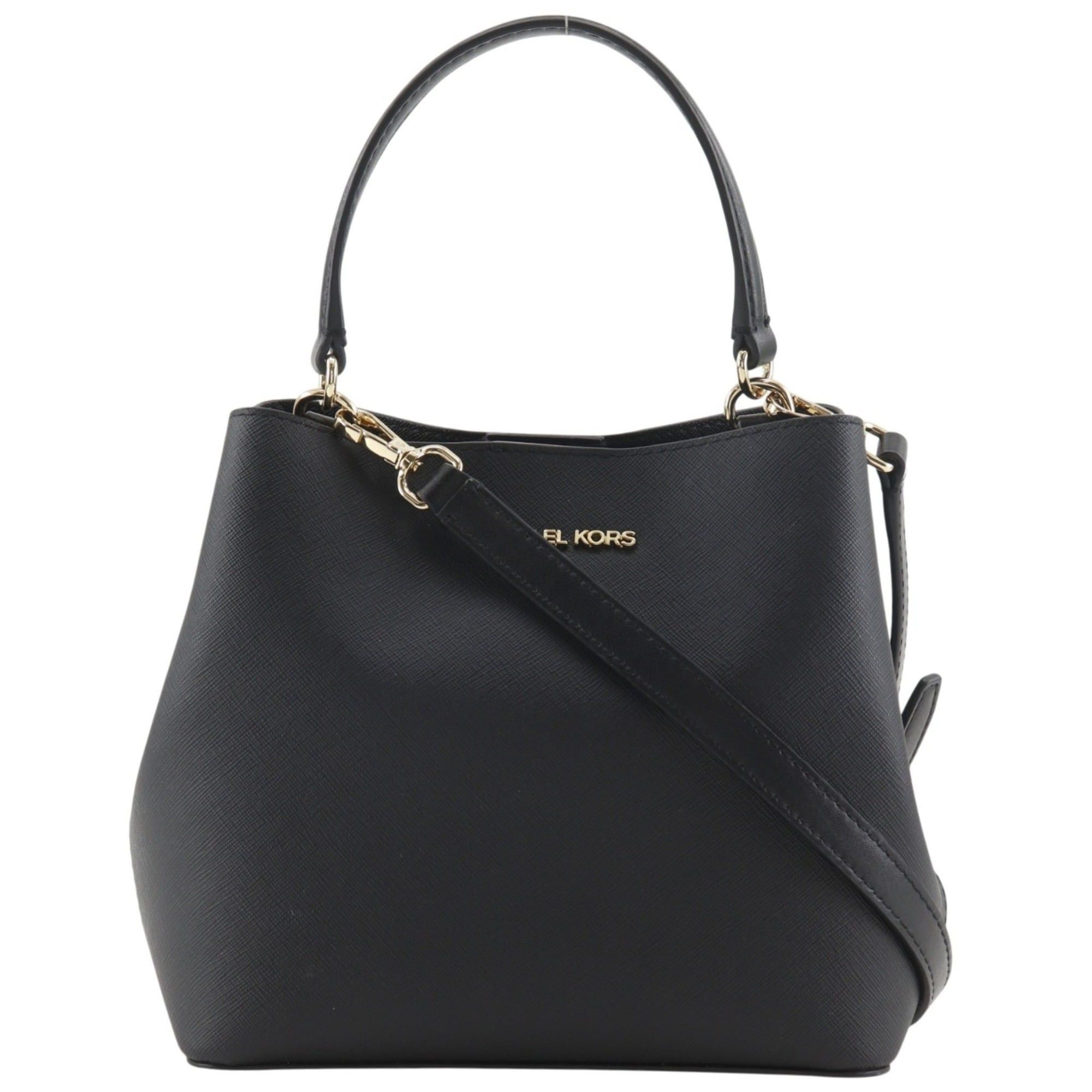 Michael Kors Michael Kors Bucket Crossbody Handbag 35S4G3FM5T1 PVC Black 2-way for Women Size ONE SIZE - 1 Thumbnail
