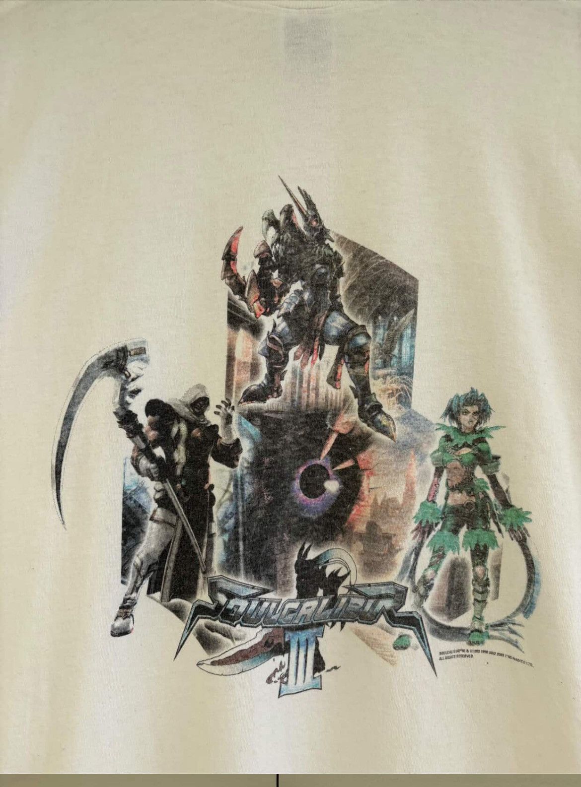 Fruit Of The Loom Namco “Soul Calibur III” Promo Tee (2005) – X Size US XL / EU 56 / 4 - 2 Thumbnail