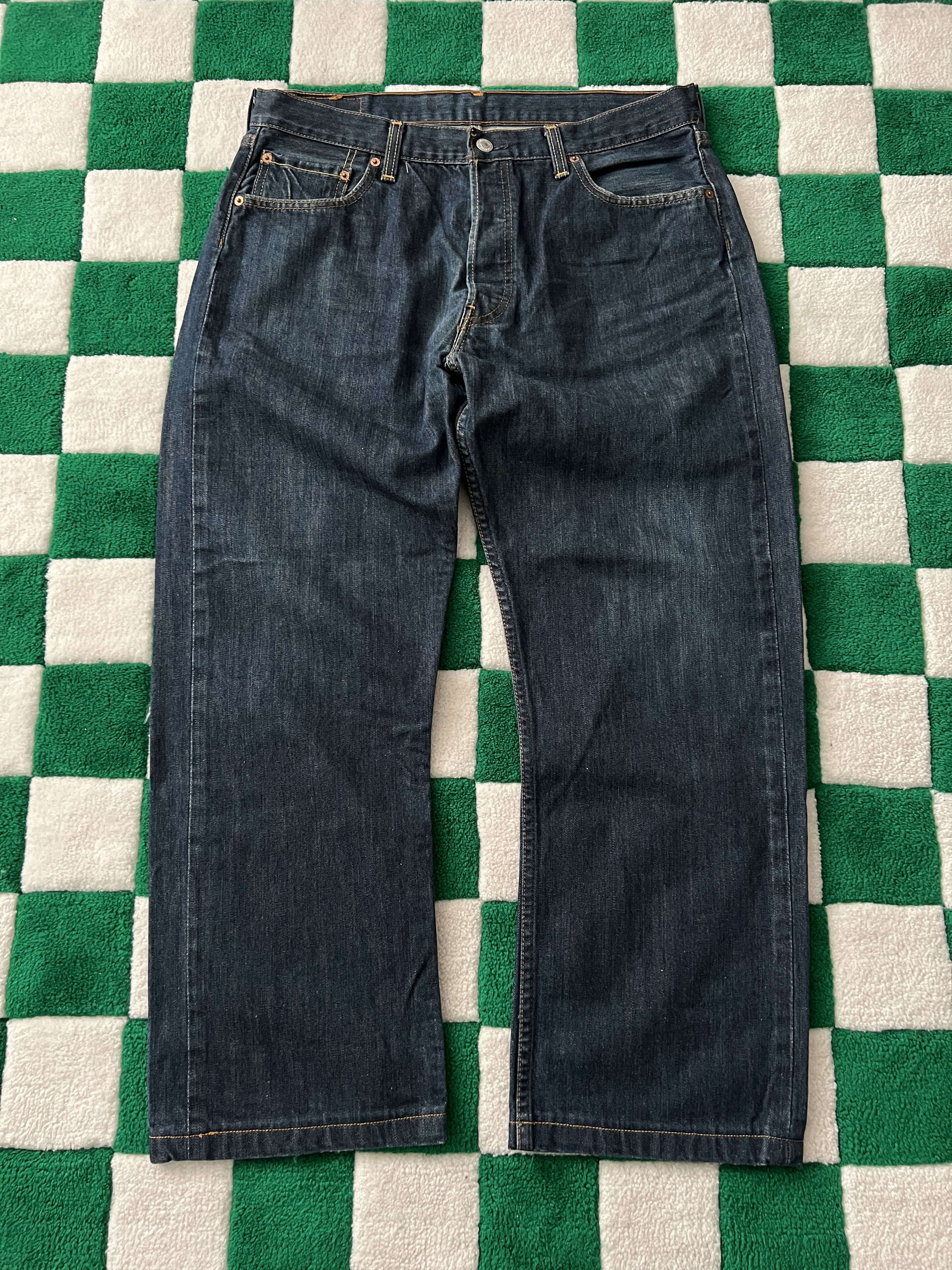 Levi's Vintage 2000s Levis 501 Denim Jeans Size US 36 / EU 52 - 2 Thumbnail