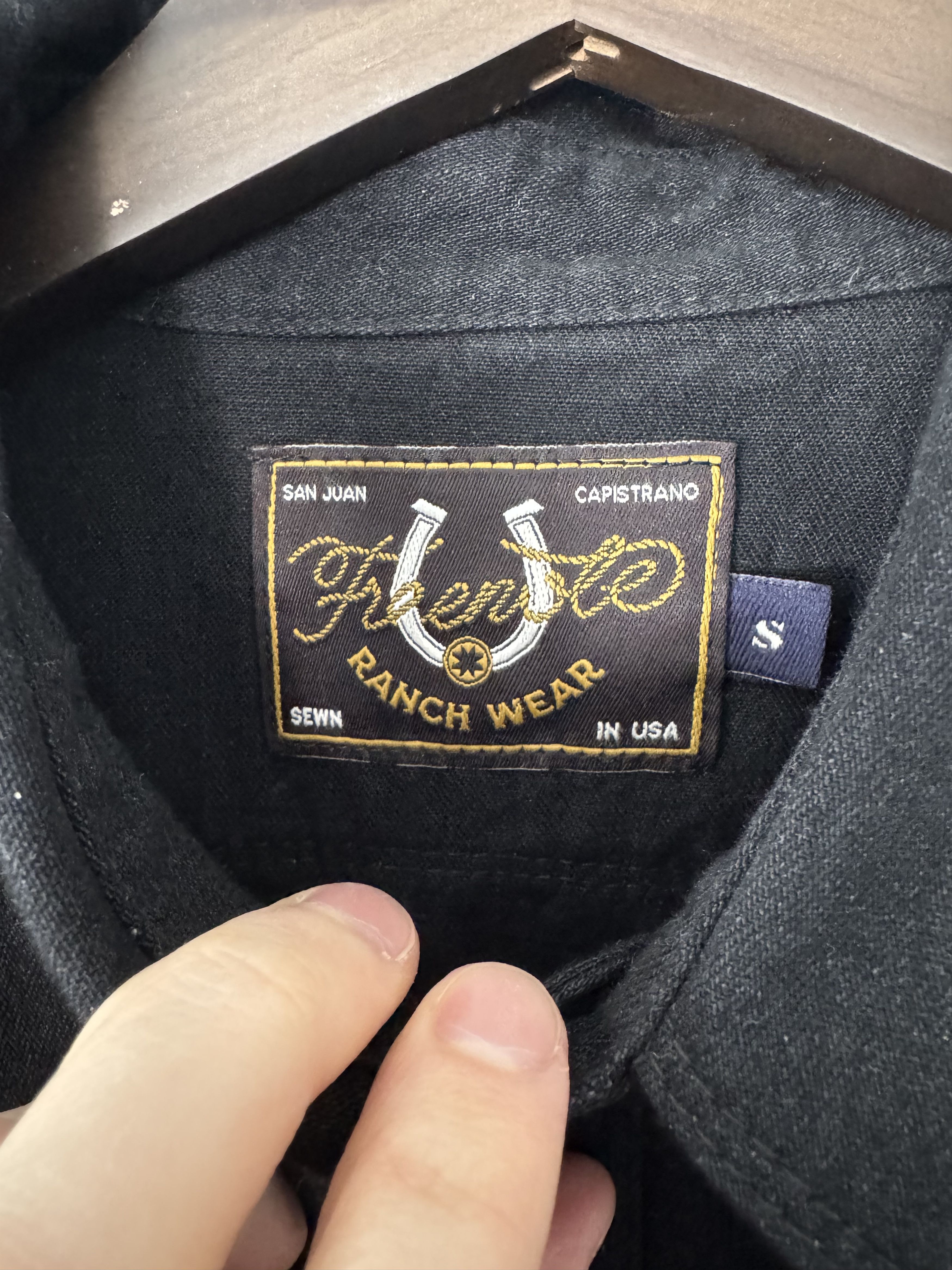 Freenote Cloth Modern Western - Black Denim Size US S / EU 44-46 / 1 - 3 Thumbnail