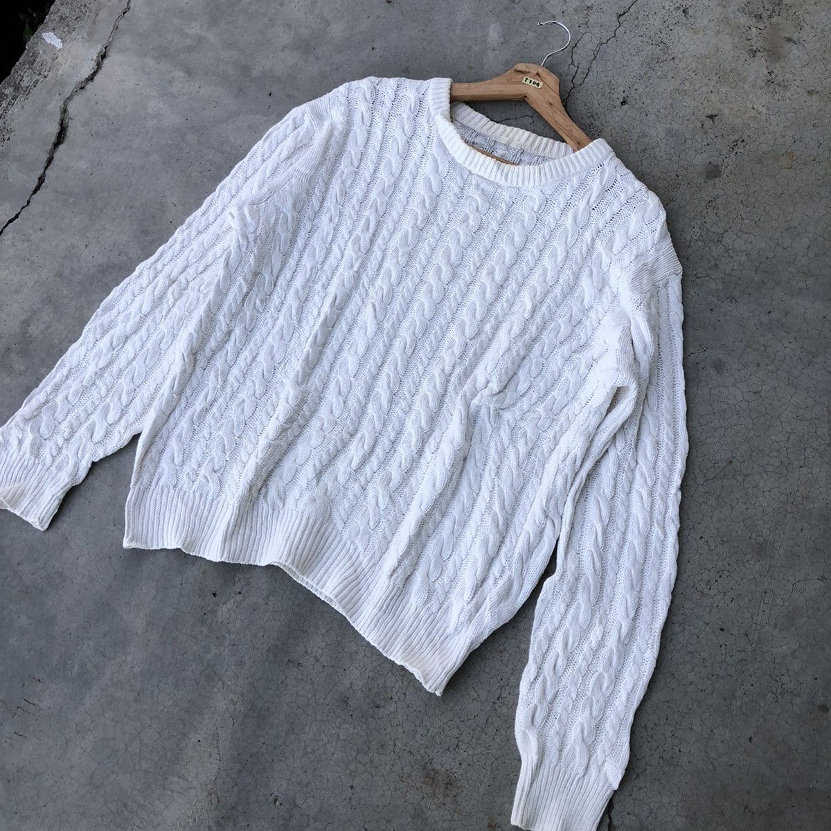 Aran Isles Knitwear × Japanese Brand 🔴Japanese GU Pureknit Pullover/Jumper Sweater Size US M / EU 48-50 / 2 - 2 Thumbnail
