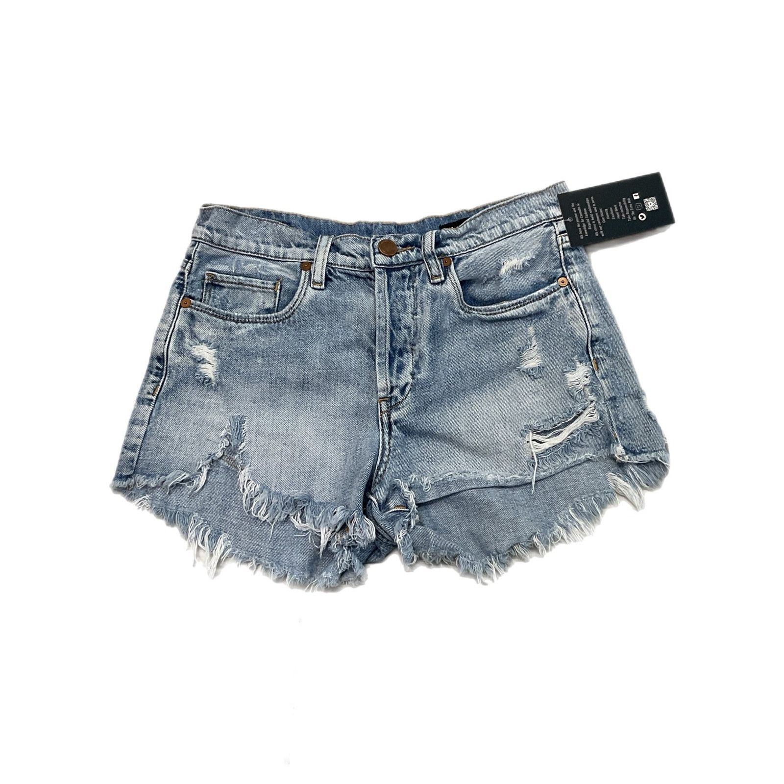 BLANKNYC Blank NYC Denim Mini Cut-Off Shorts Size 36" / US 14 / IT 50 - 1 Thumbnail