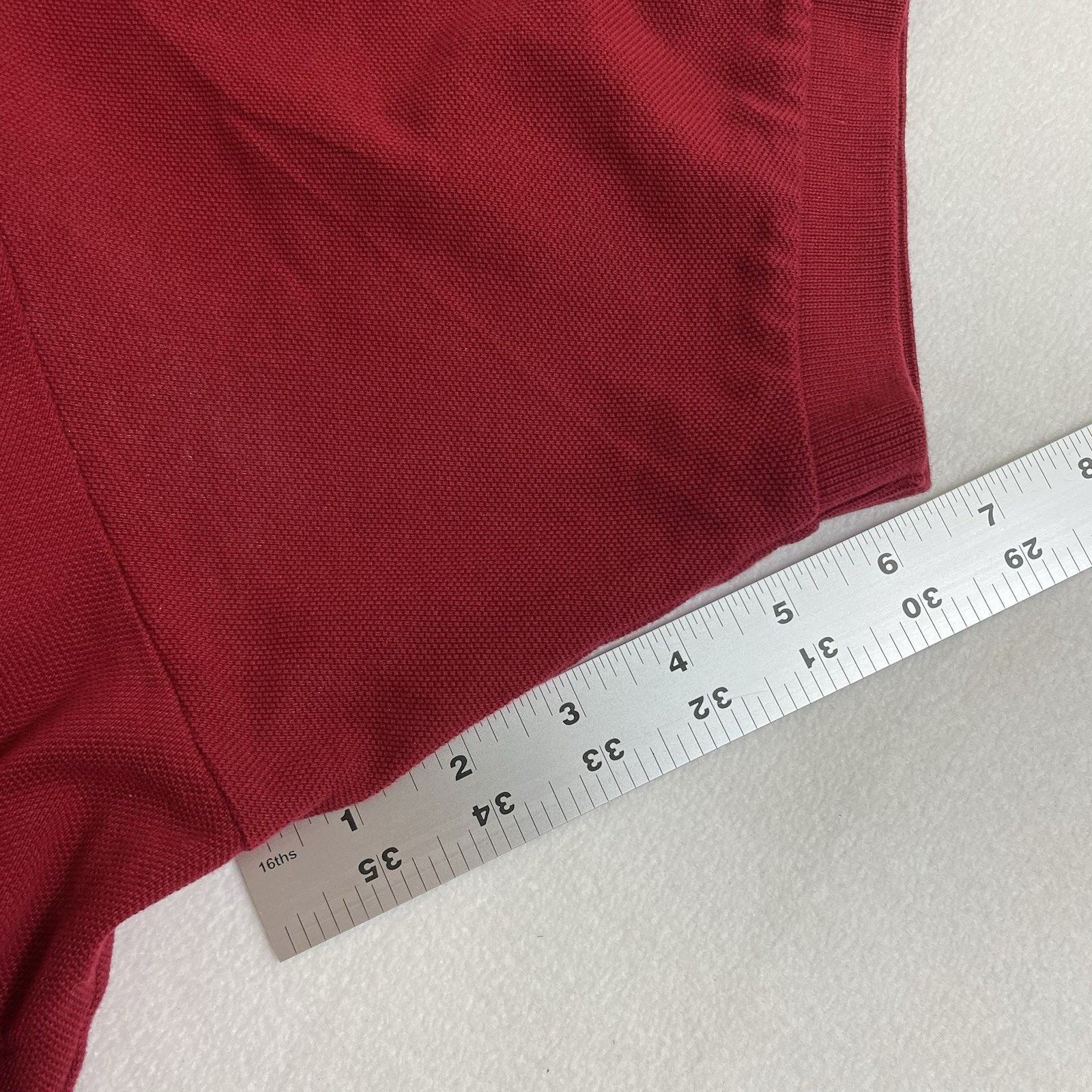 Lacoste Lacoste Men's Short Sleeve Pique Polo Shirt Red US 4XL Size US XXL / EU 58 / 5 - 8 Thumbnail