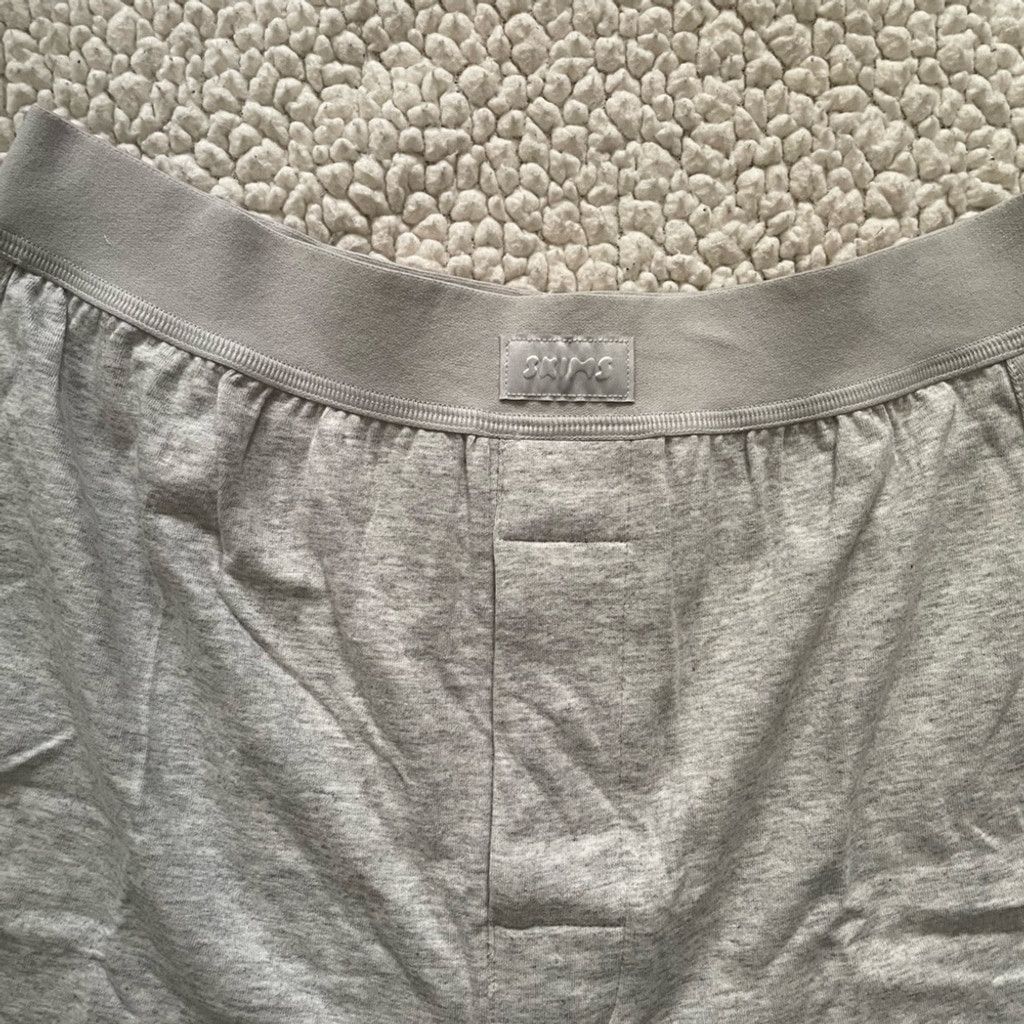 SKIMS Skims Boyfriend Loose Boxer Short Light Heather Grey XXS Size 24" / US 00 / IT 34 - 5 Thumbnail