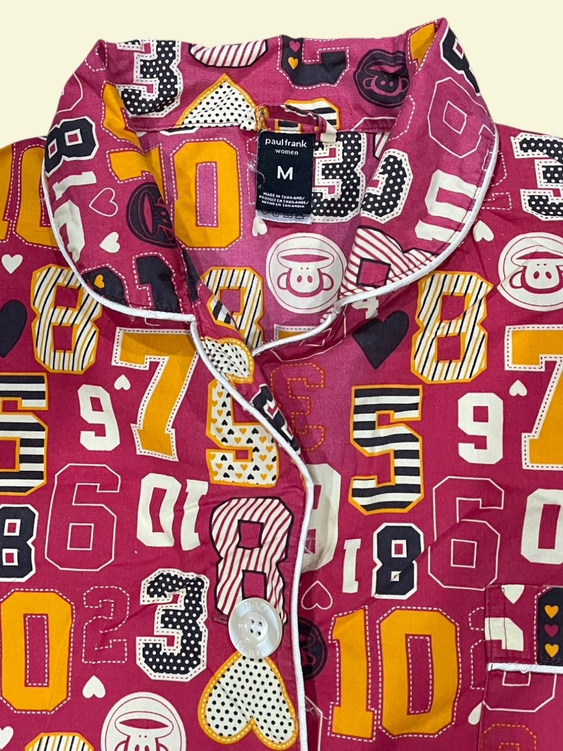 Paul Frank VINTAGE 2012 PAUL FRANK WOMEN PAJAMAS Size M / US 6-8 / IT 42-44 - 4 Thumbnail