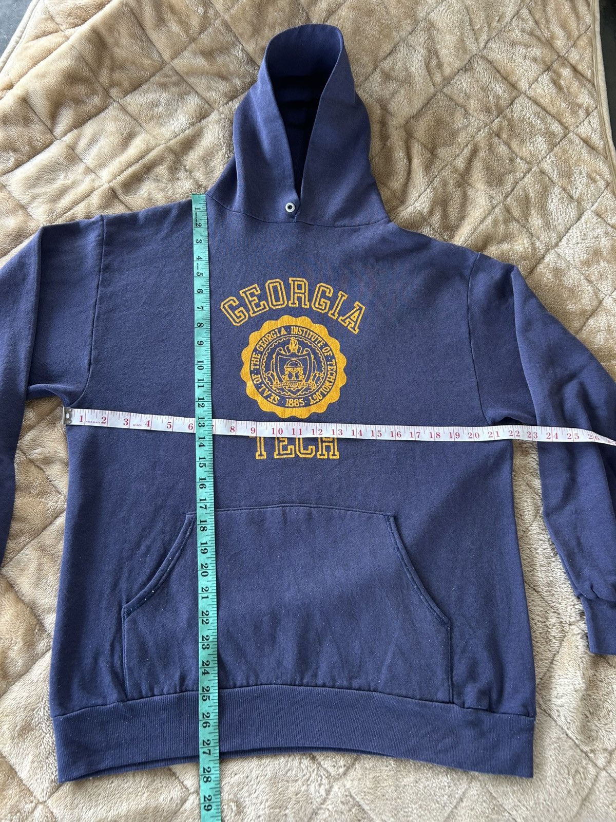Vintage Vintage jerzees 90s georgia tech collegiate hoodie Size US M / EU 48-50 / 2 - 6 Thumbnail