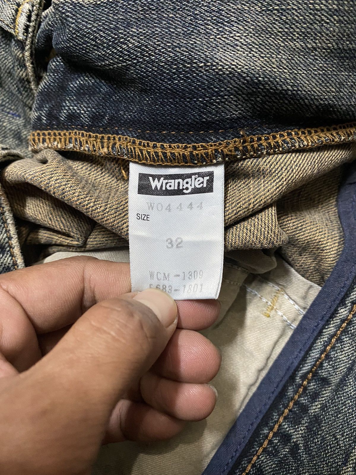 Wrangler Baggy Jeans Wrangle Rusty Denim Vintage Size US 32 / EU 48 - 14 Thumbnail