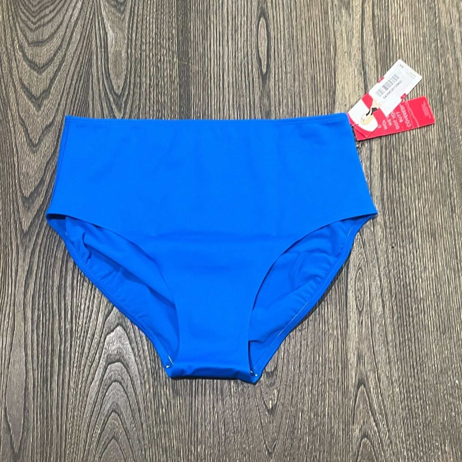 Spanx NWT Spanx Mid-Waisted Swim Bottom UPF50 Electric Blue Sz 10 Size ONE SIZE - 1 Thumbnail