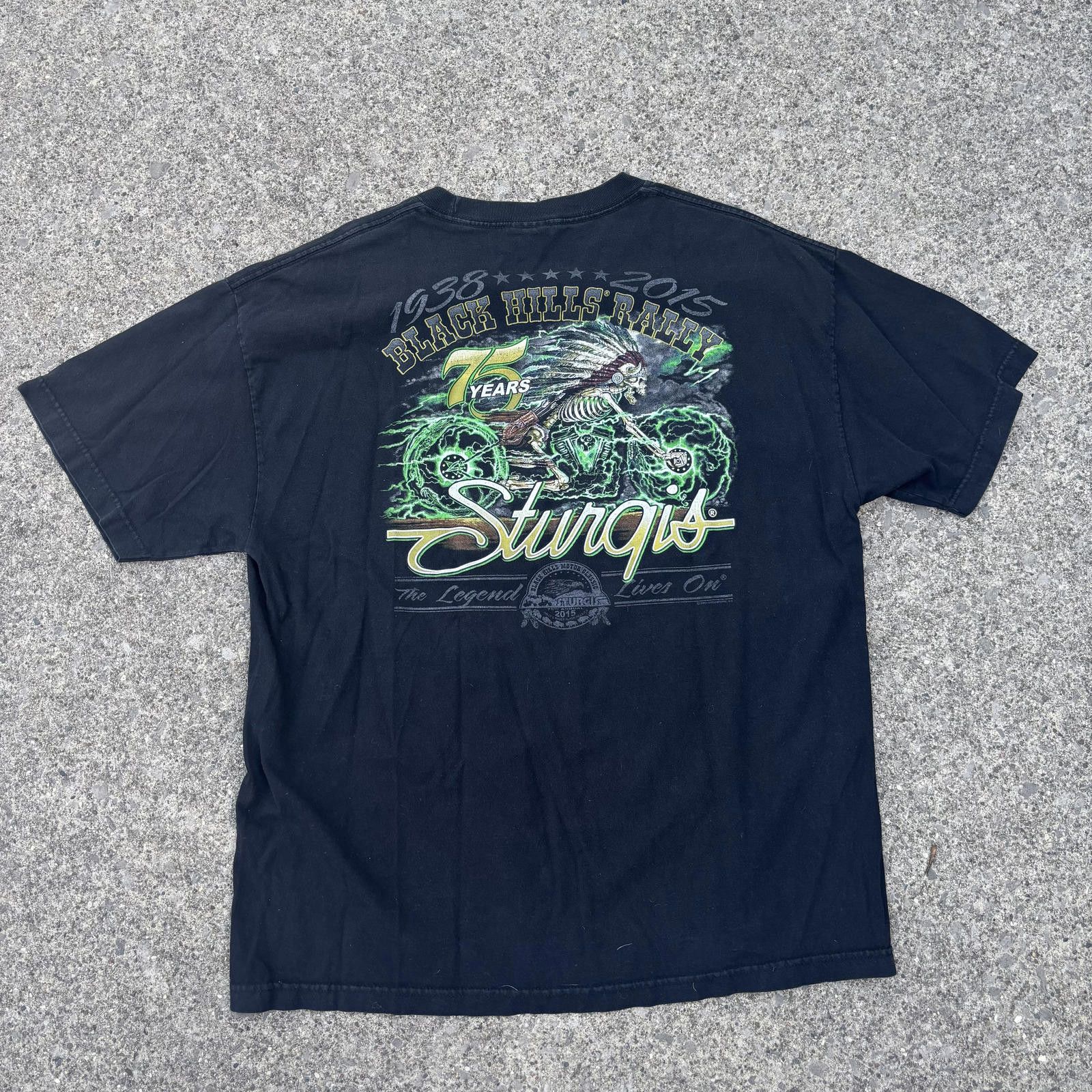 Designer Black Hills Rally Sturgis T-Shirt Size US XL / EU 56 / 4 - 3 Thumbnail