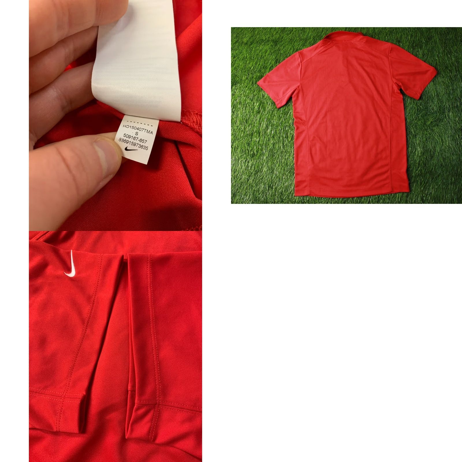 Nike NIKE GOLF DRI-FIT 2015 MEN POLO SHIRT JERSEY RED XS S M L - Adult Regular Size Fitted Short Sleeve Polo Nike Golf Tout Performance Dri-Fit Shirt Size US L / EU 52-54 / 3 - 8 Thumbnail