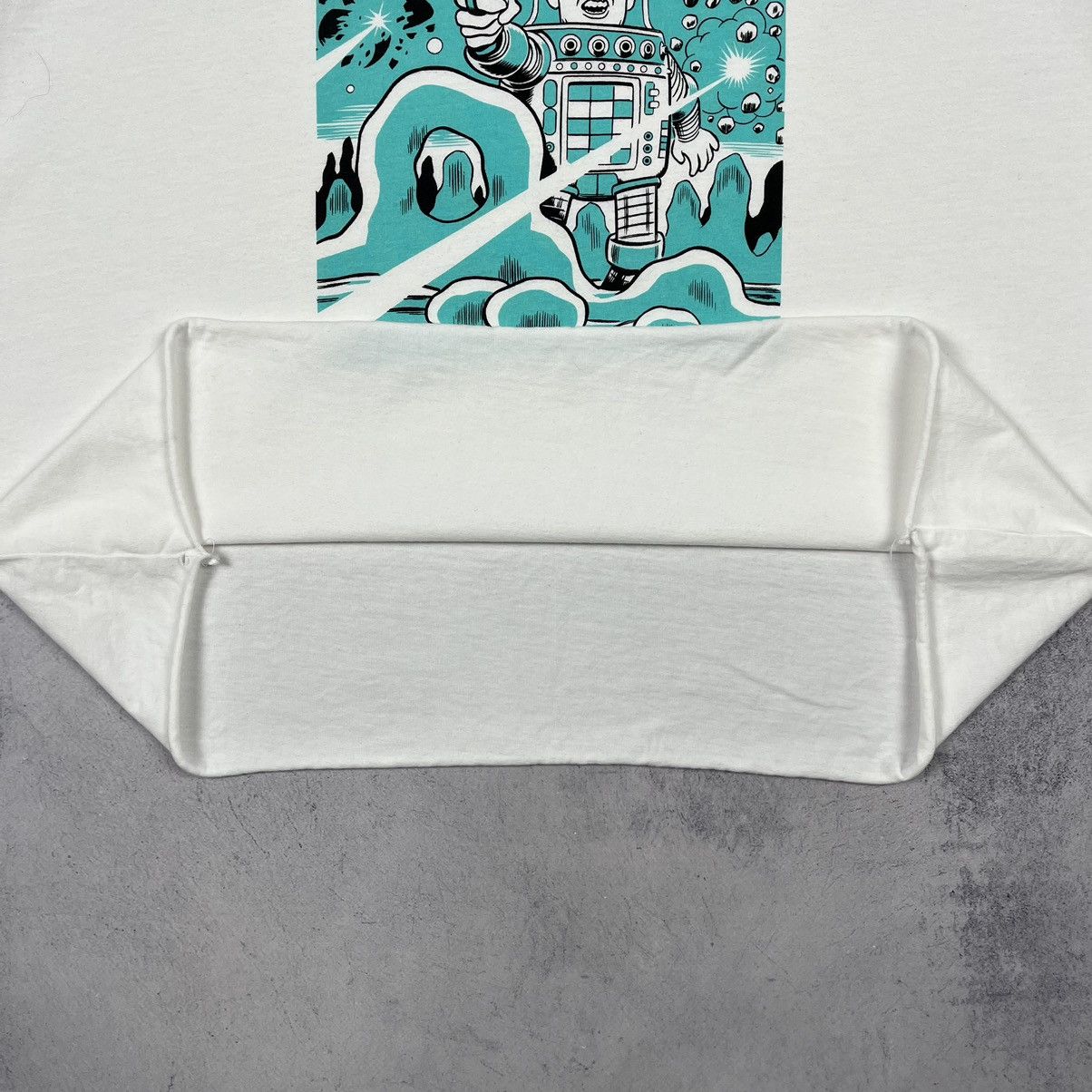 Stussy Stussy x Daniel Clowes y2k cropped big logo tee Size US L / EU 52-54 / 3 - 11 Thumbnail