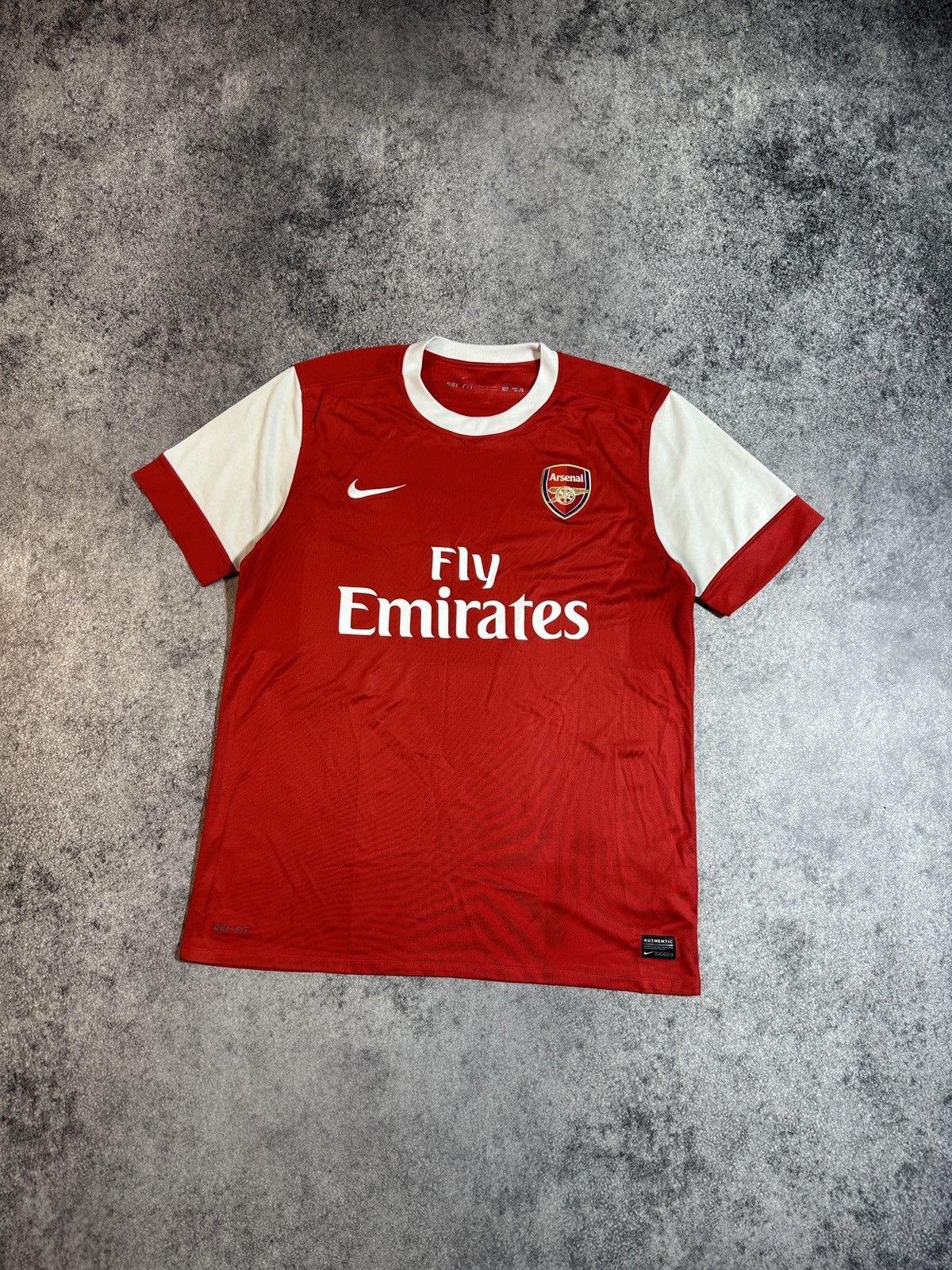Nike × Vintage Vintage Nike Arsenal Soccer Jersey Streetwear Style Rare VTg Size US L / EU 52-54 / 3 - 2 Thumbnail