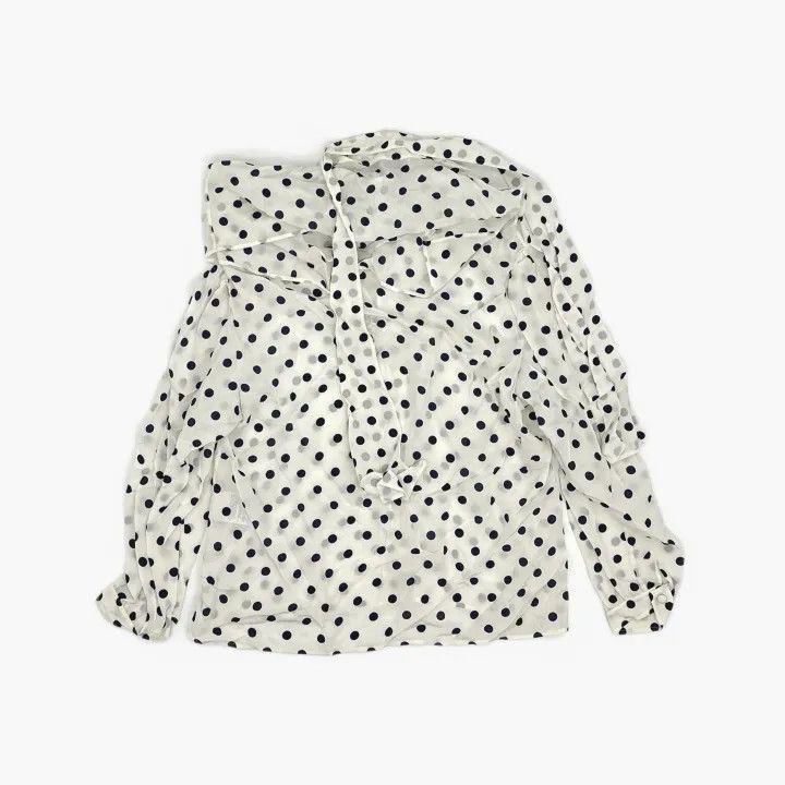 Balenciaga Balenciaga Balenciaga Stylish Polka Dot ButtonUp Shirt -25 Size US XXS / EU 40 - 1 Thumbnail