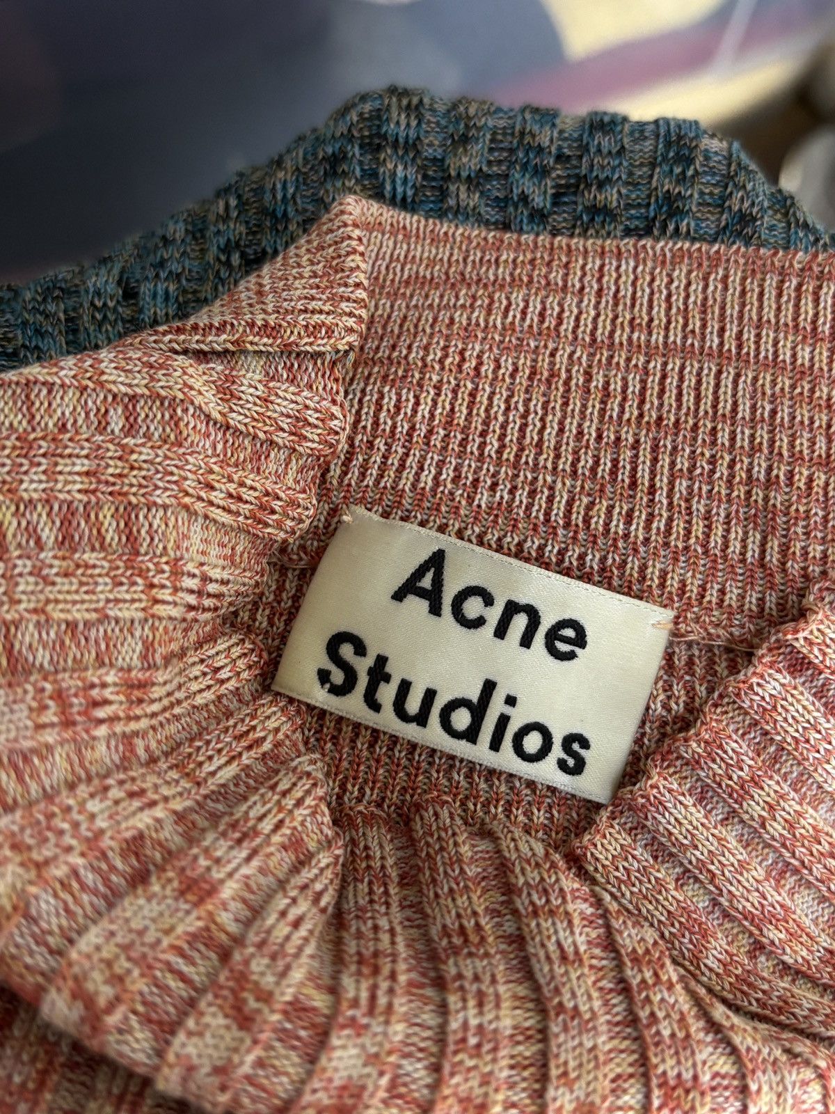 Acne Studios Acne Studios Reina Mouline Ombre Knit Pleated Vintage Dress Size M / US 6-8 / IT 42-44 - 8 Thumbnail