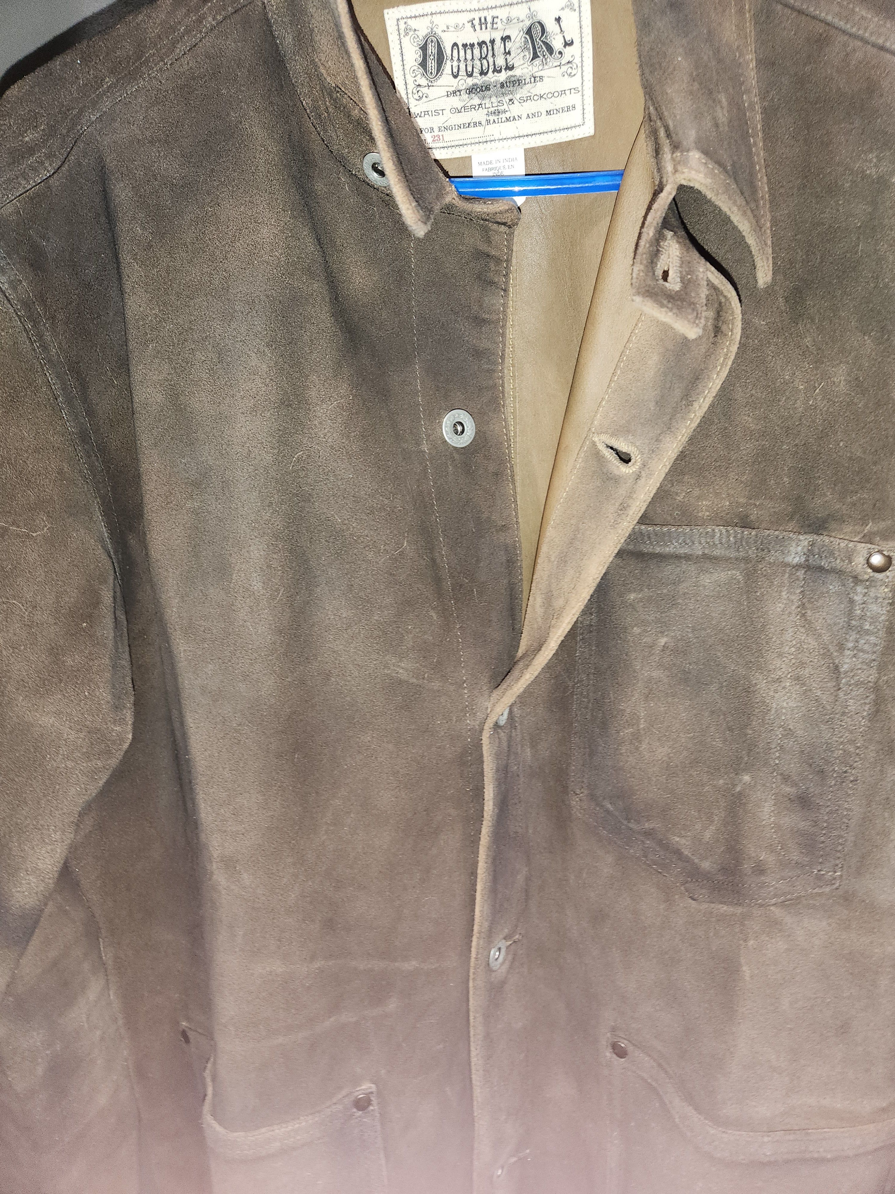 RRL Ralph Lauren Ralph Lauren Double RL Roughout Suede Shirt Jacket New Tags Size US M / EU 48-50 / 2 - 1 Thumbnail