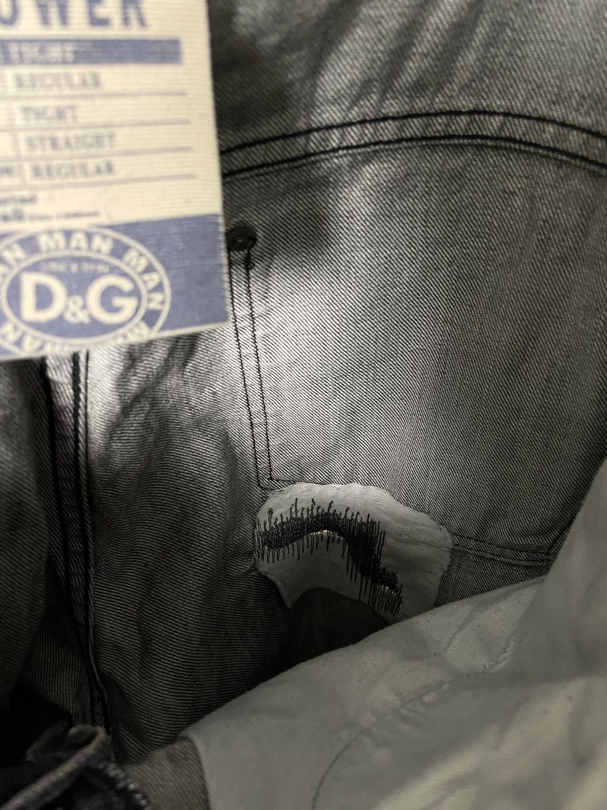 Dolce & Gabbana Dolce & Gabanna Vintage Distressed Faded Black Denim Jeans Size US 36 / EU 52 - 21 Thumbnail