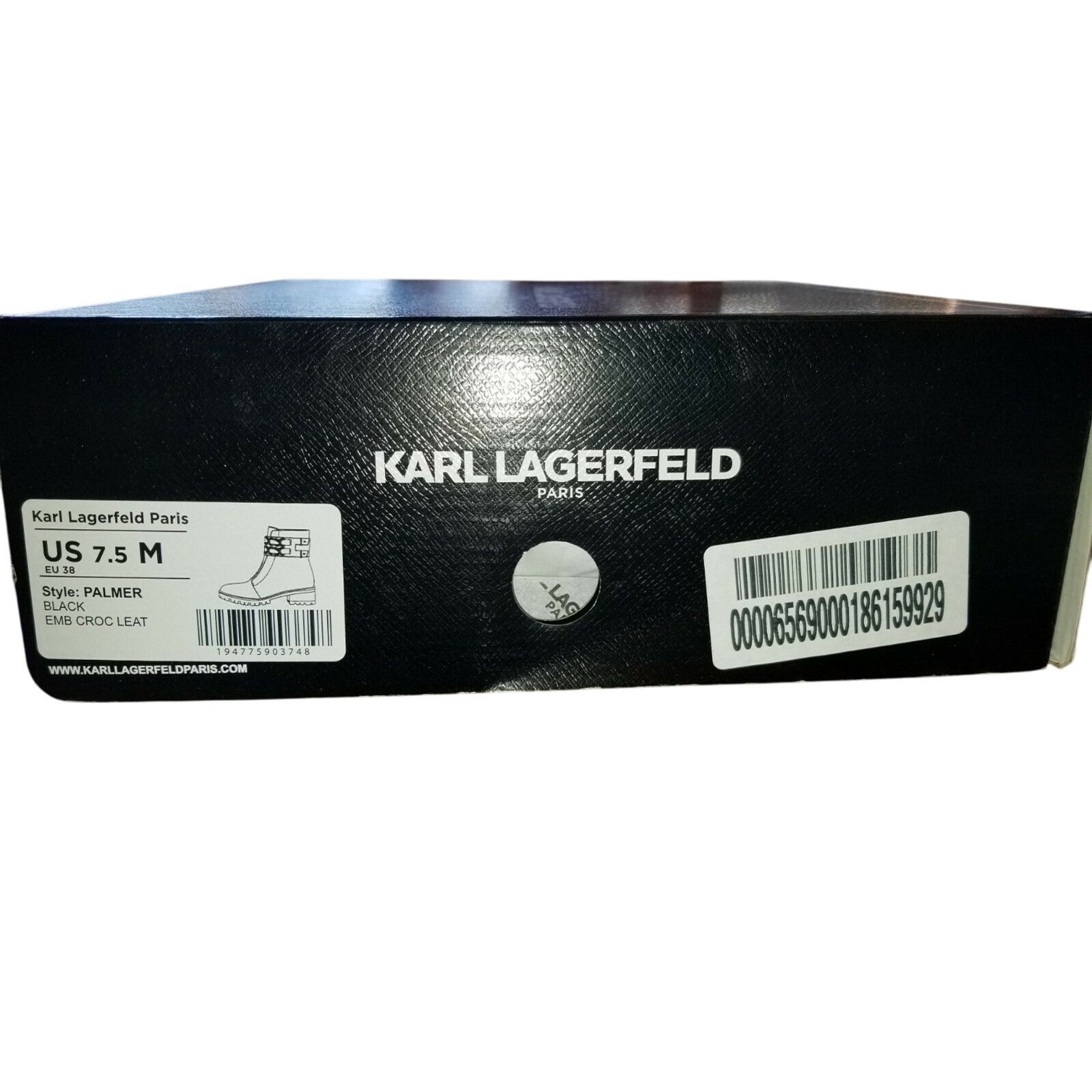 Karl Lagerfeld KARL LAGERFELD PARIS Palmer Combat Boots NEW 7.5 Size US 7.5 / IT 37.5 - 5 Thumbnail