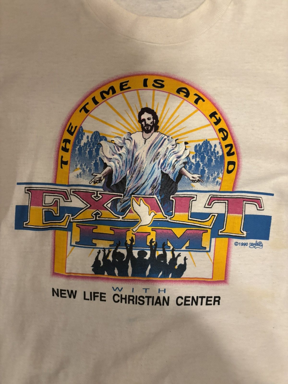 Vintage Exalt Him Jesus Tee Size US S / EU 44-46 / 1 - 2 Thumbnail