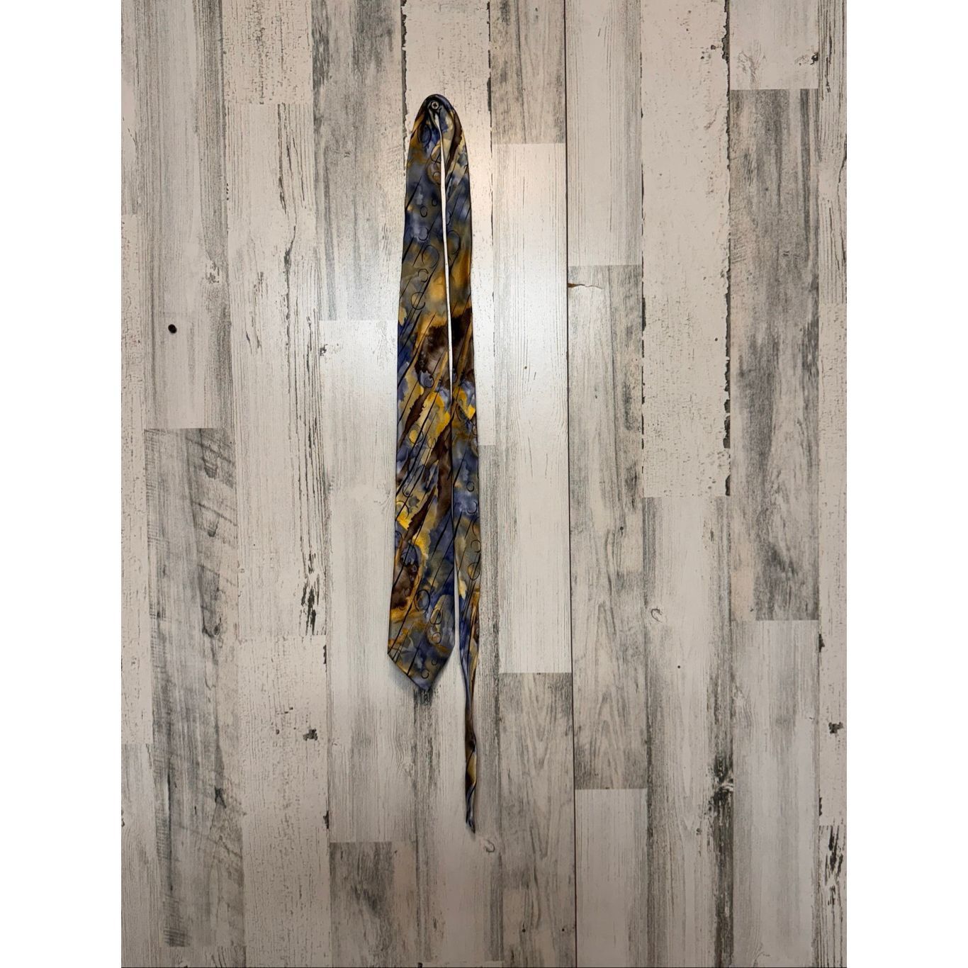Pedro Garcia J. Garcia Silk Tie Wetlands I Collection 57 Abstract Pattern Size ONE SIZE - 1 Thumbnail
