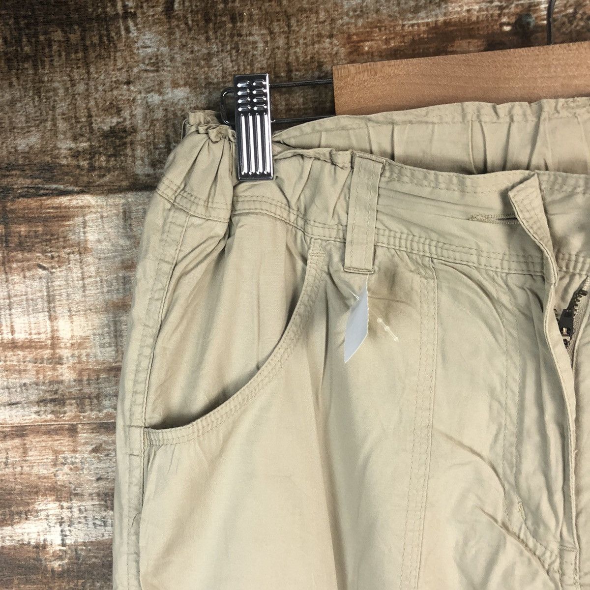 Japanese Brand DL Japanese Brand Gray Cargo Multipocket Pants #C662 Size US 27 - 7 Thumbnail