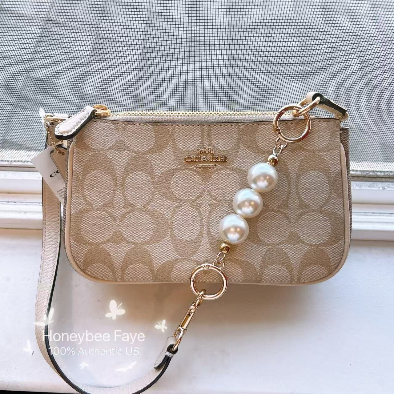Coach Nolita 19 In Blocked Signature CA444 plus extended chain Size ONE SIZE - 1 Thumbnail