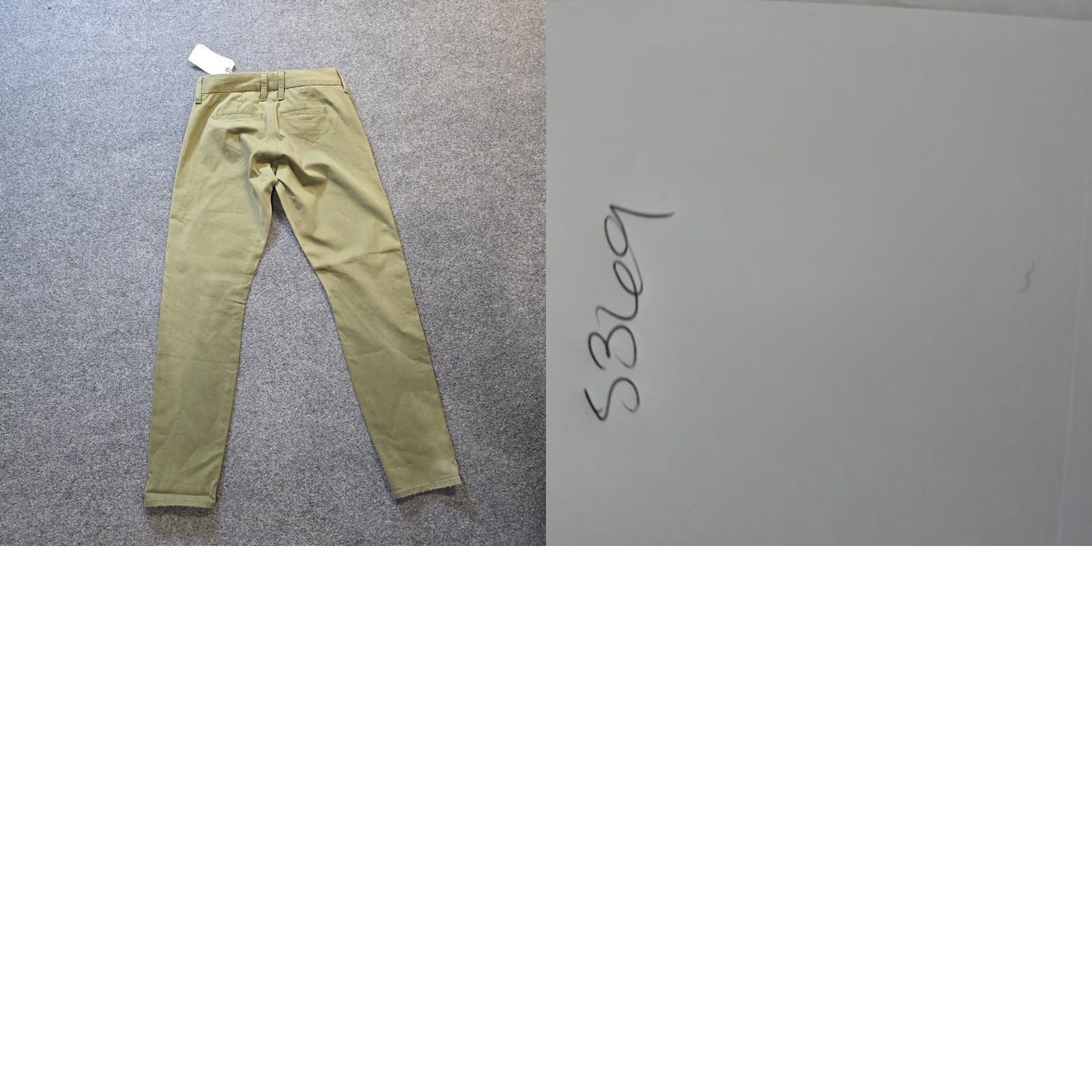 Lucky Brand Lucky Brand Pants Womens 00 Green Sienna Chino Studded Skinny Taper Casual Pants Size 24" / US 00 / IT 34 - 9 Thumbnail