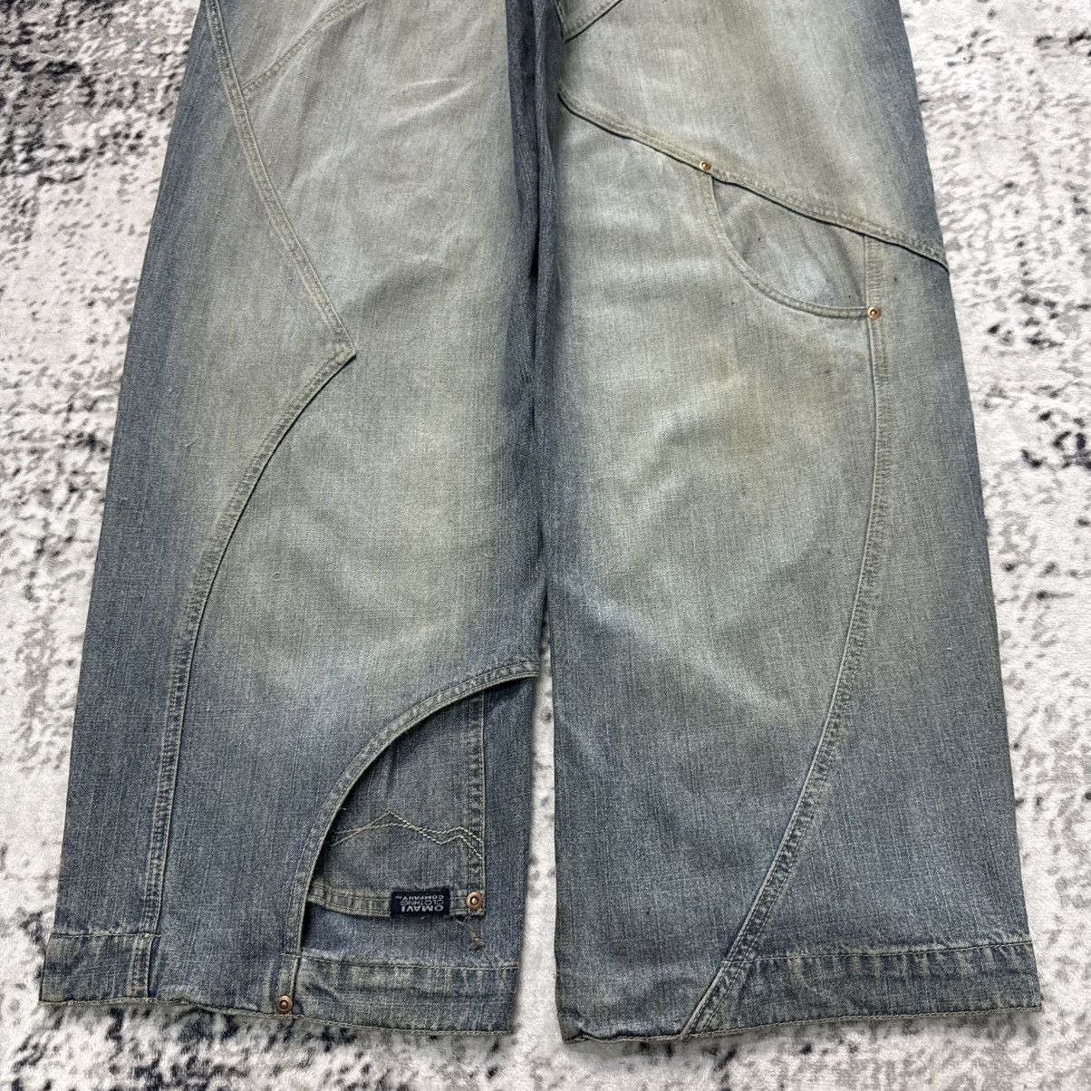 JNCO Y2K Vintage Den Em Jenz Crazy Paneled Baggy Jeans Size US 36 / EU 52 - 16 Thumbnail