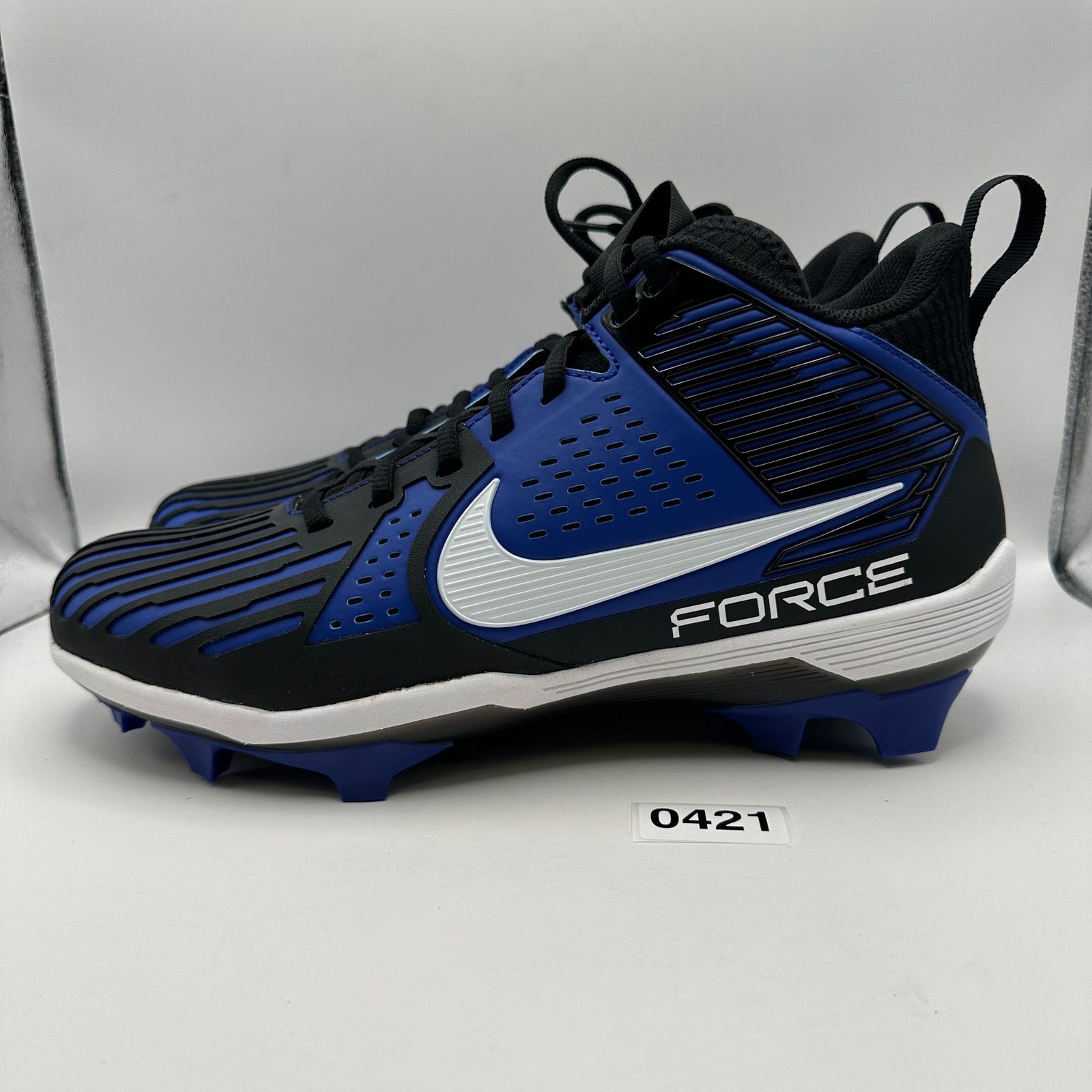 Nike NIKE Men's 12.5 FORCE SAVAGE PRO 3 FOOTBALL CLEATS BLUE BLK Size US 12.5 / EU 45-46 - 6 Thumbnail